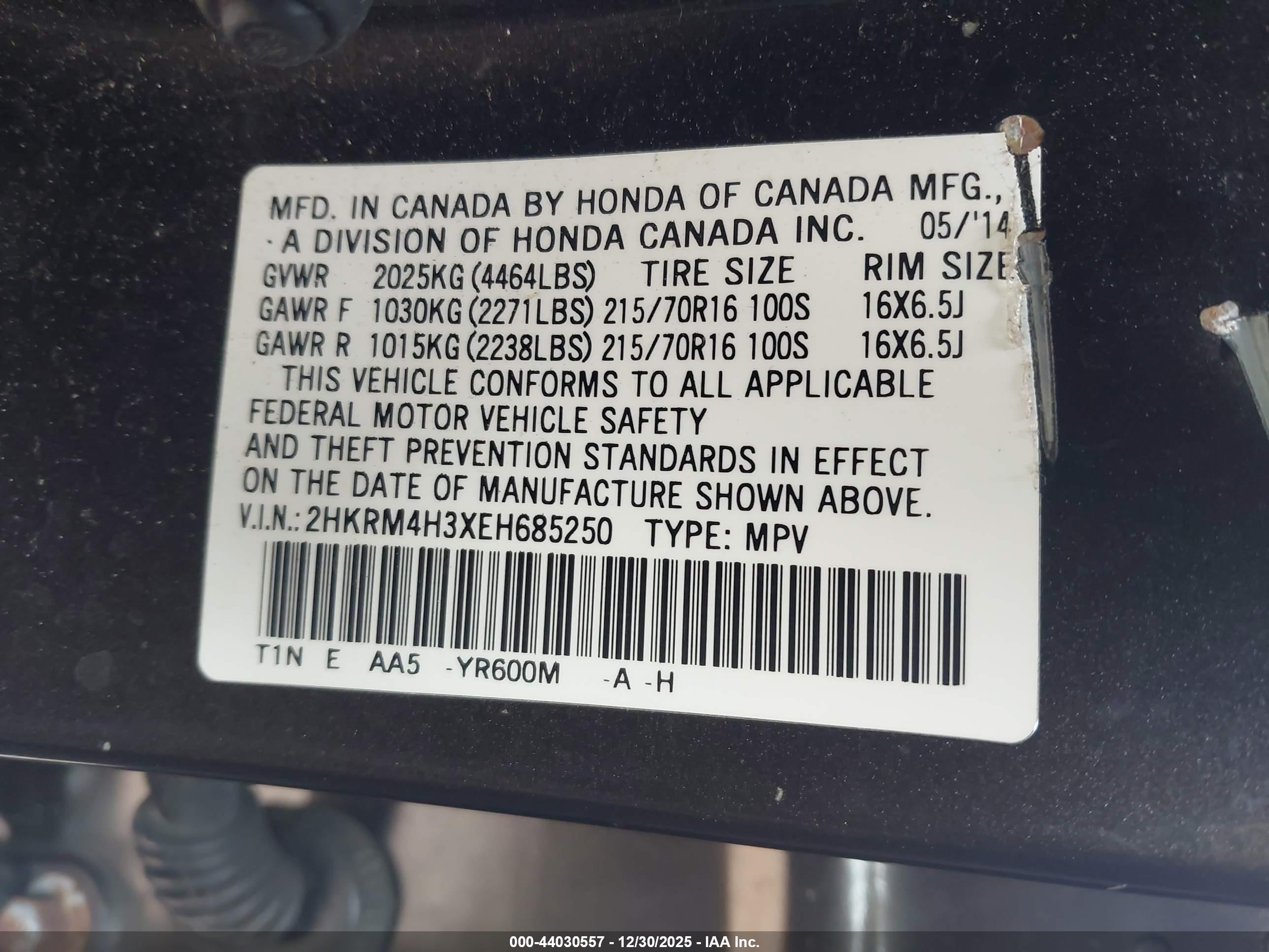 HONDA CR-V image 9
