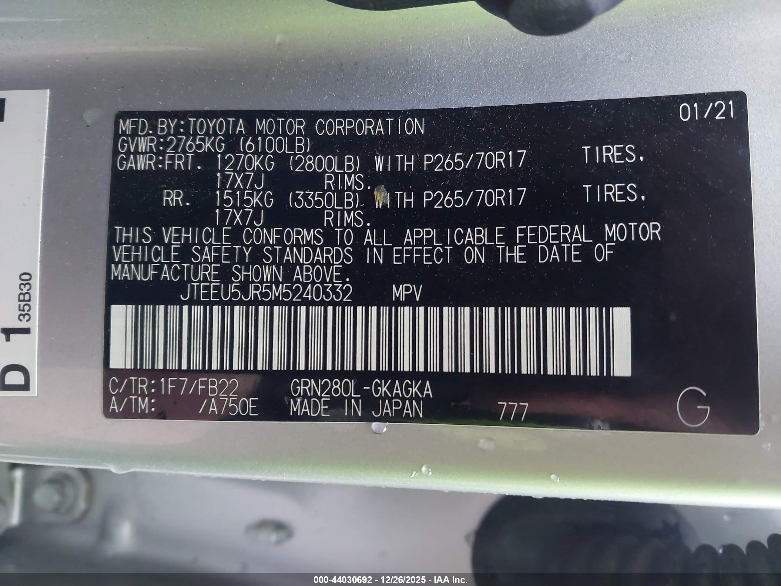 TOYOTA 4RUNNER image 9