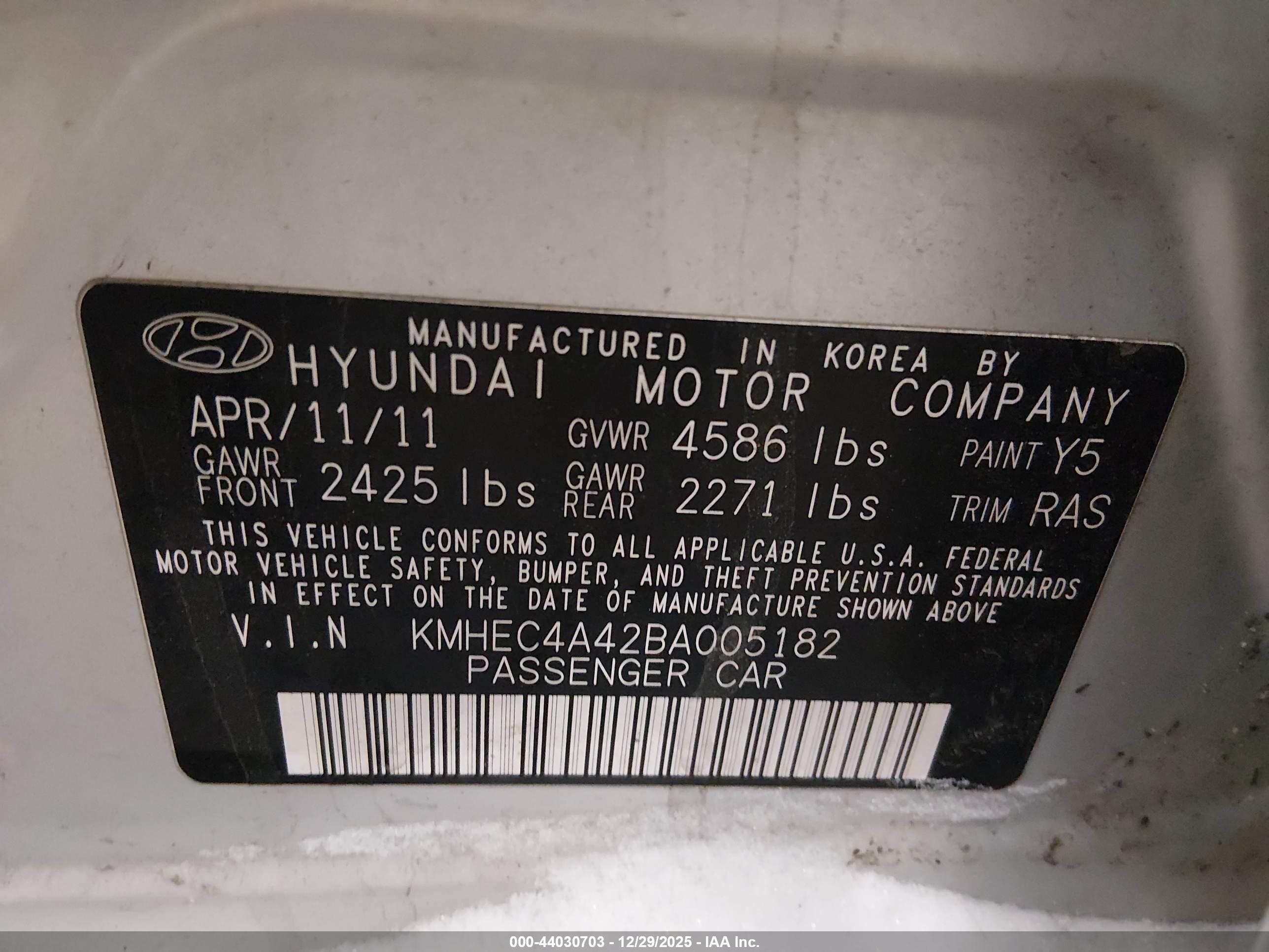 HYUNDAI SONATA image 9