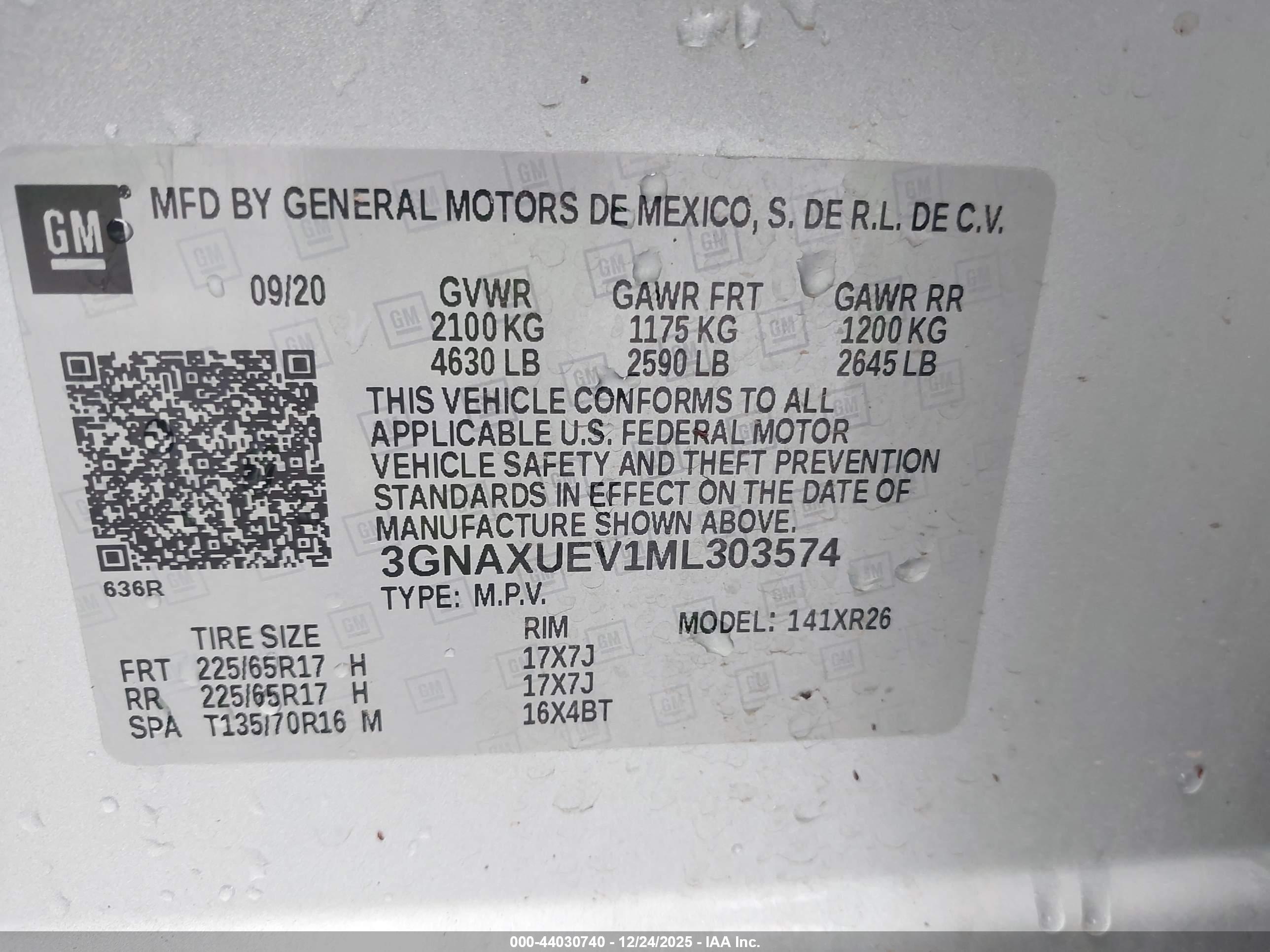 CHEVROLET EQUINOX image 9