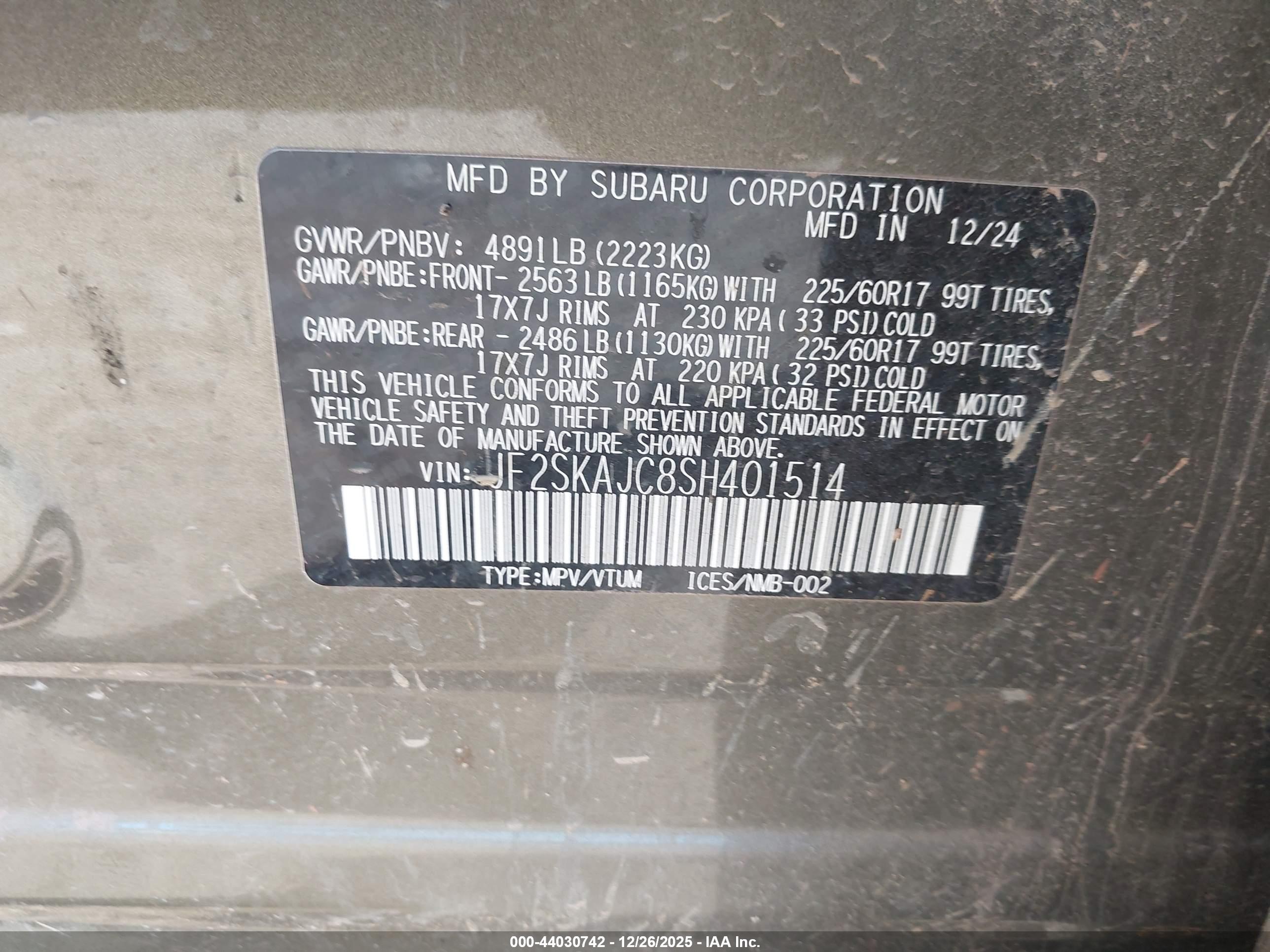 SUBARU FORESTER image 9