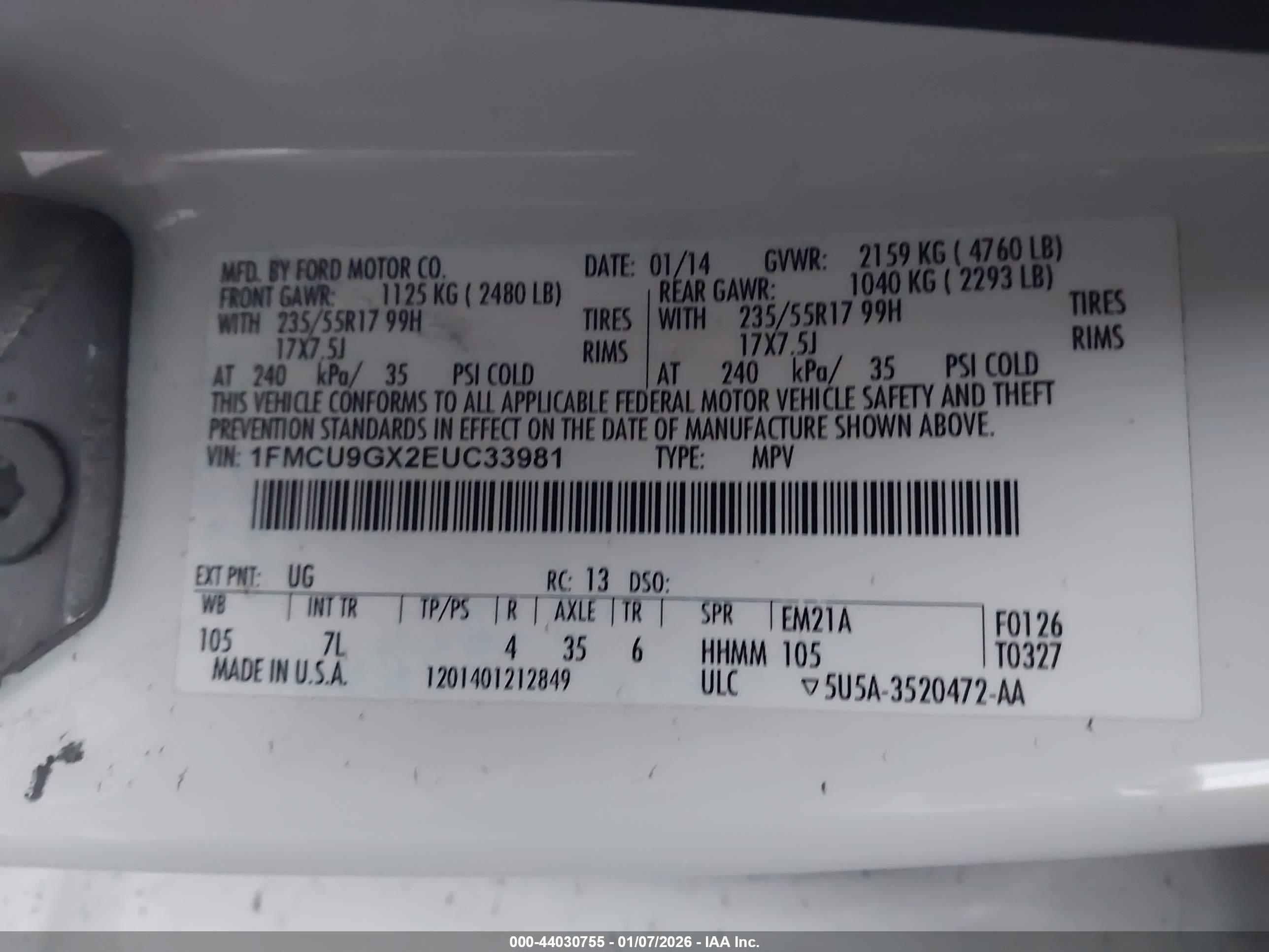 FORD ESCAPE image 9