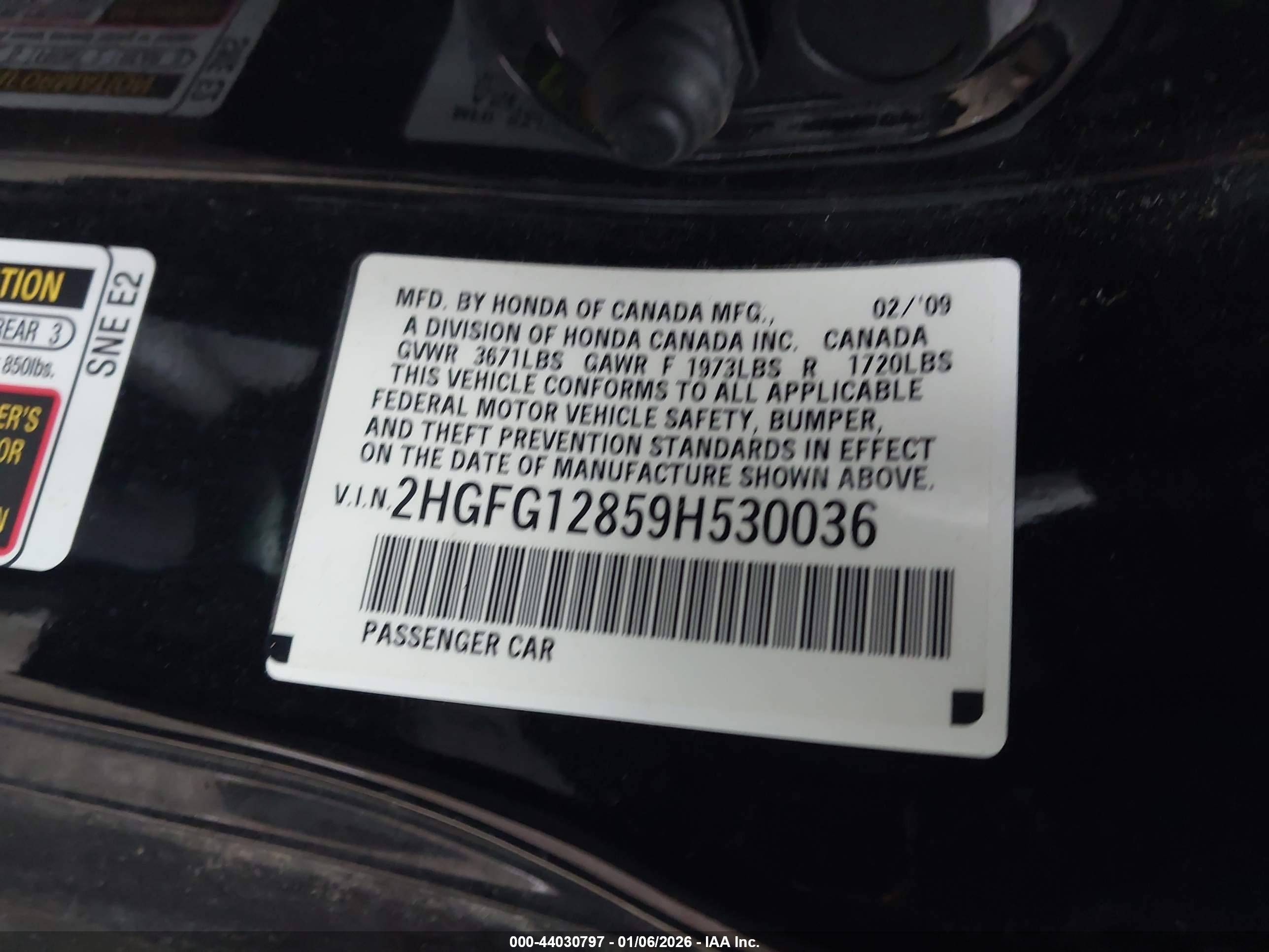 HONDA CIVIC image 9
