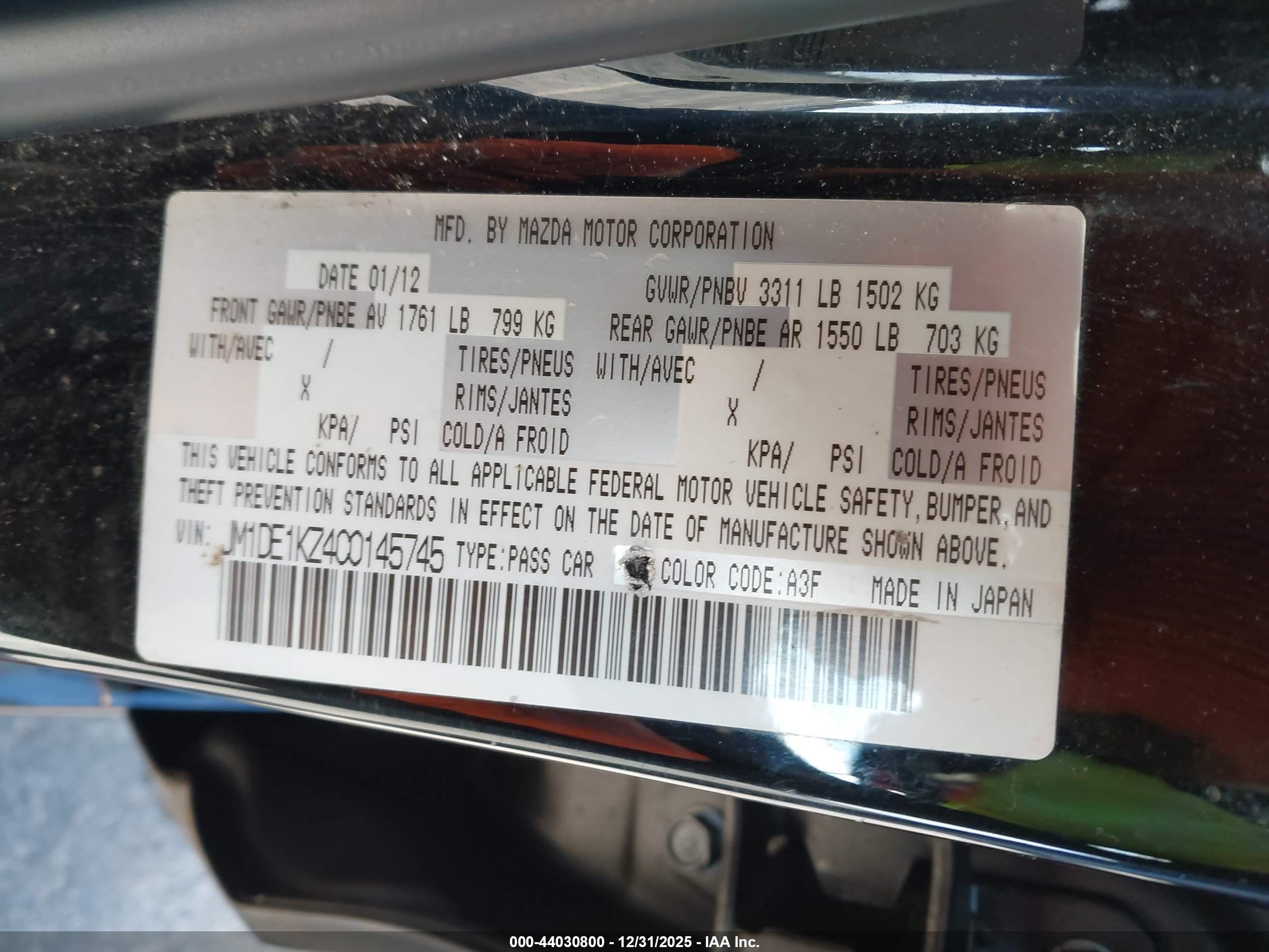 MAZDA MAZDA2 image 9