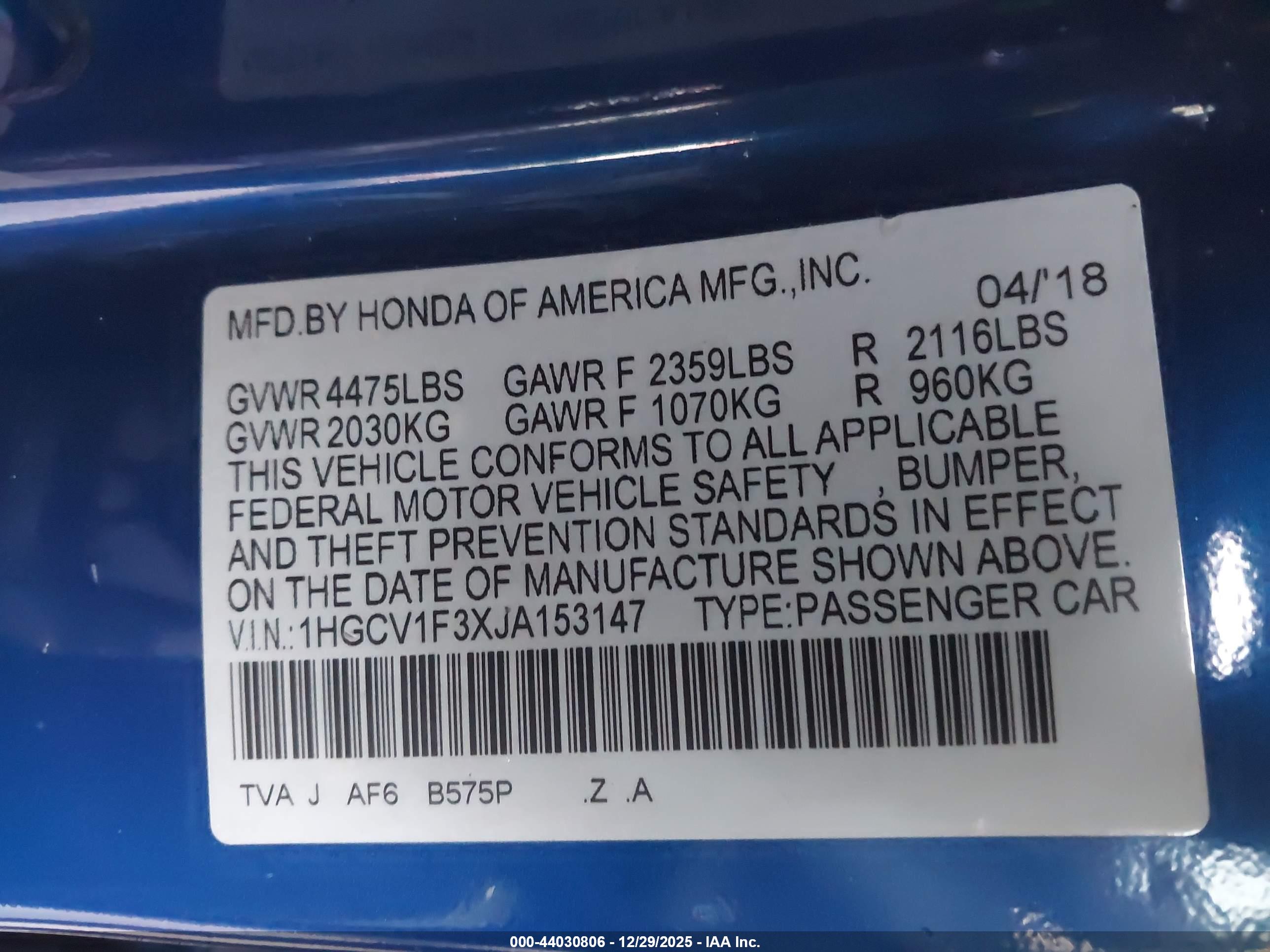 HONDA ACCORD image 9