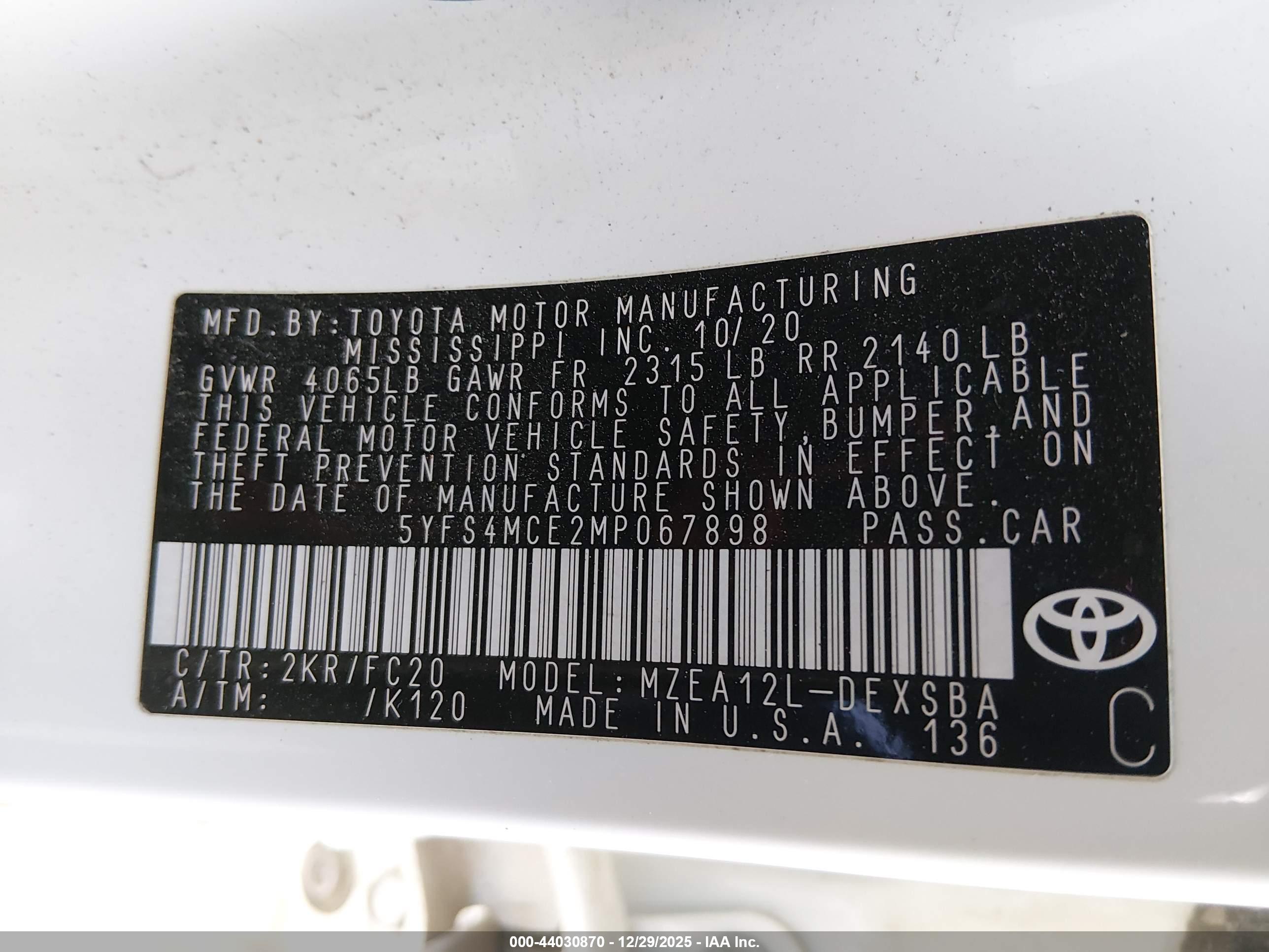 TOYOTA COROLLA image 9