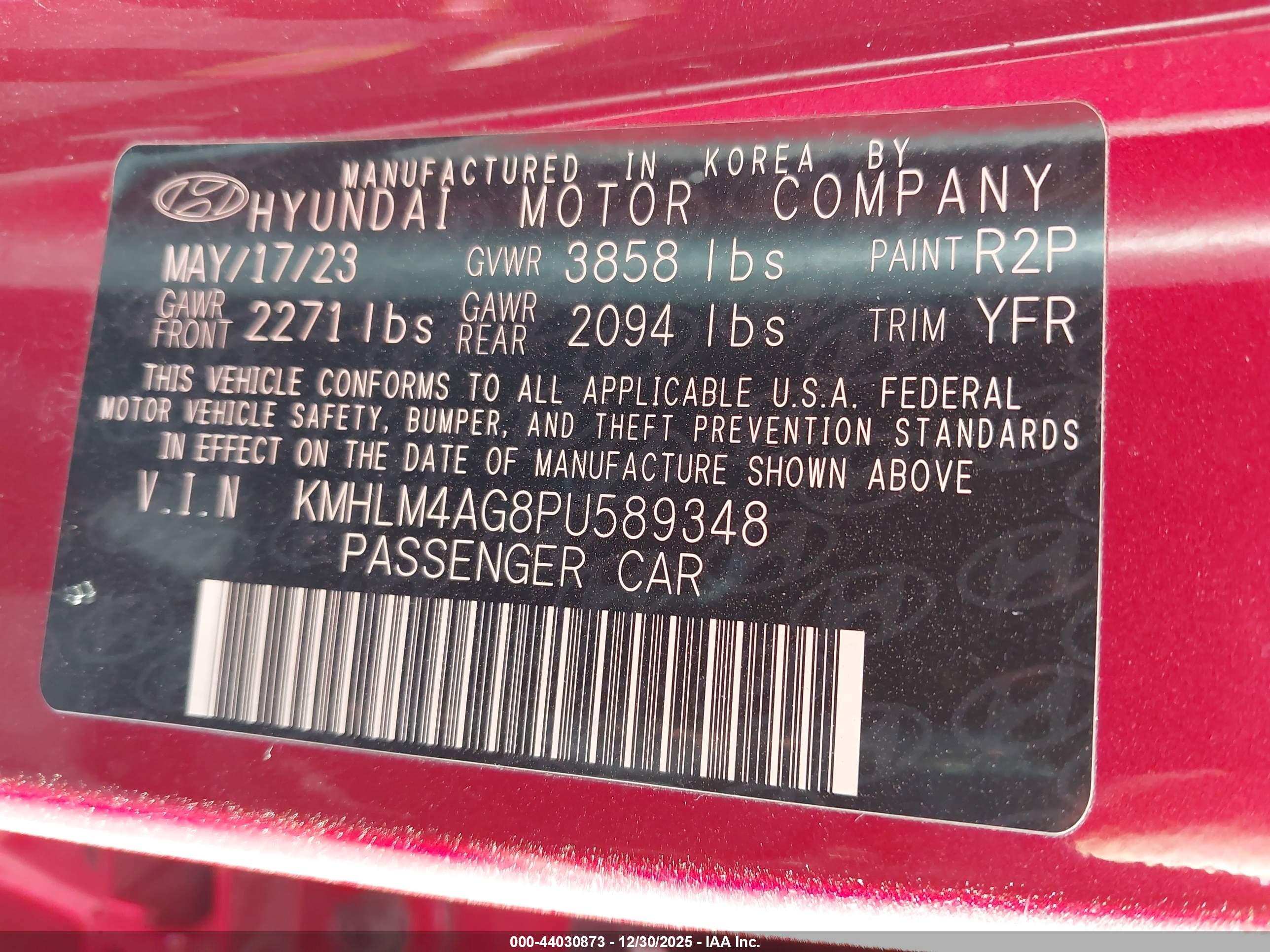 HYUNDAI ELANTRA image 9