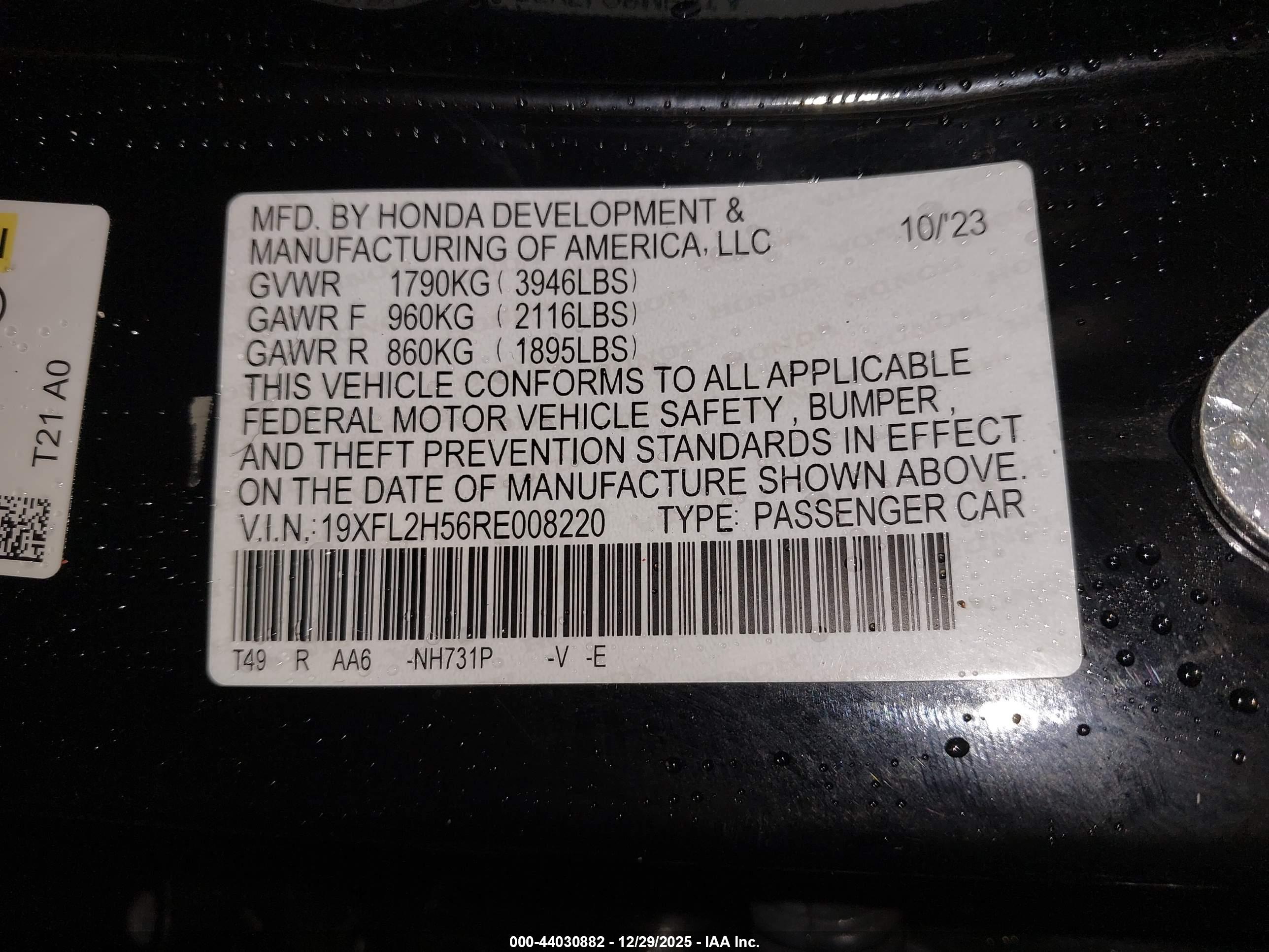 HONDA CIVIC image 9