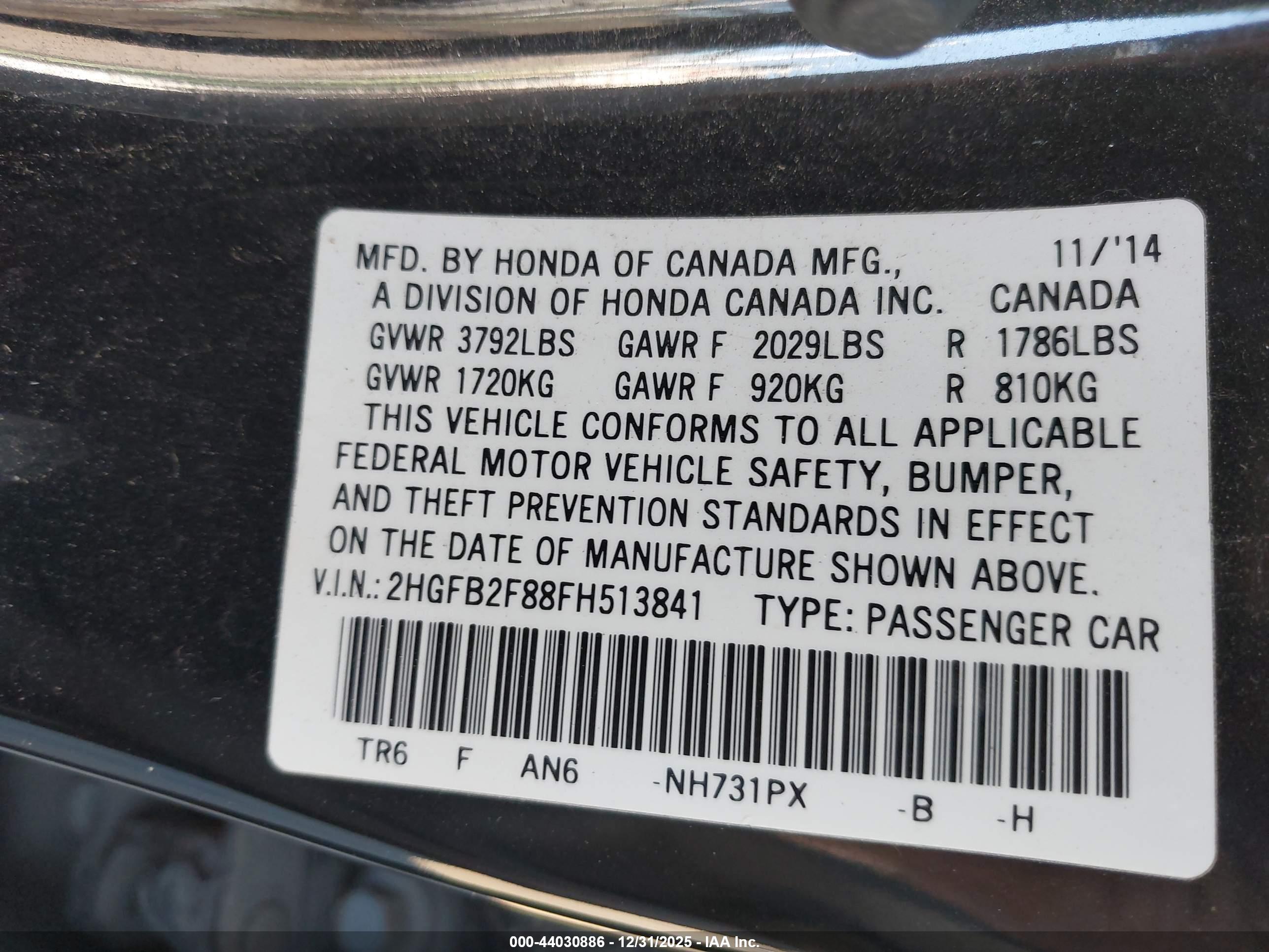 HONDA CIVIC image 9
