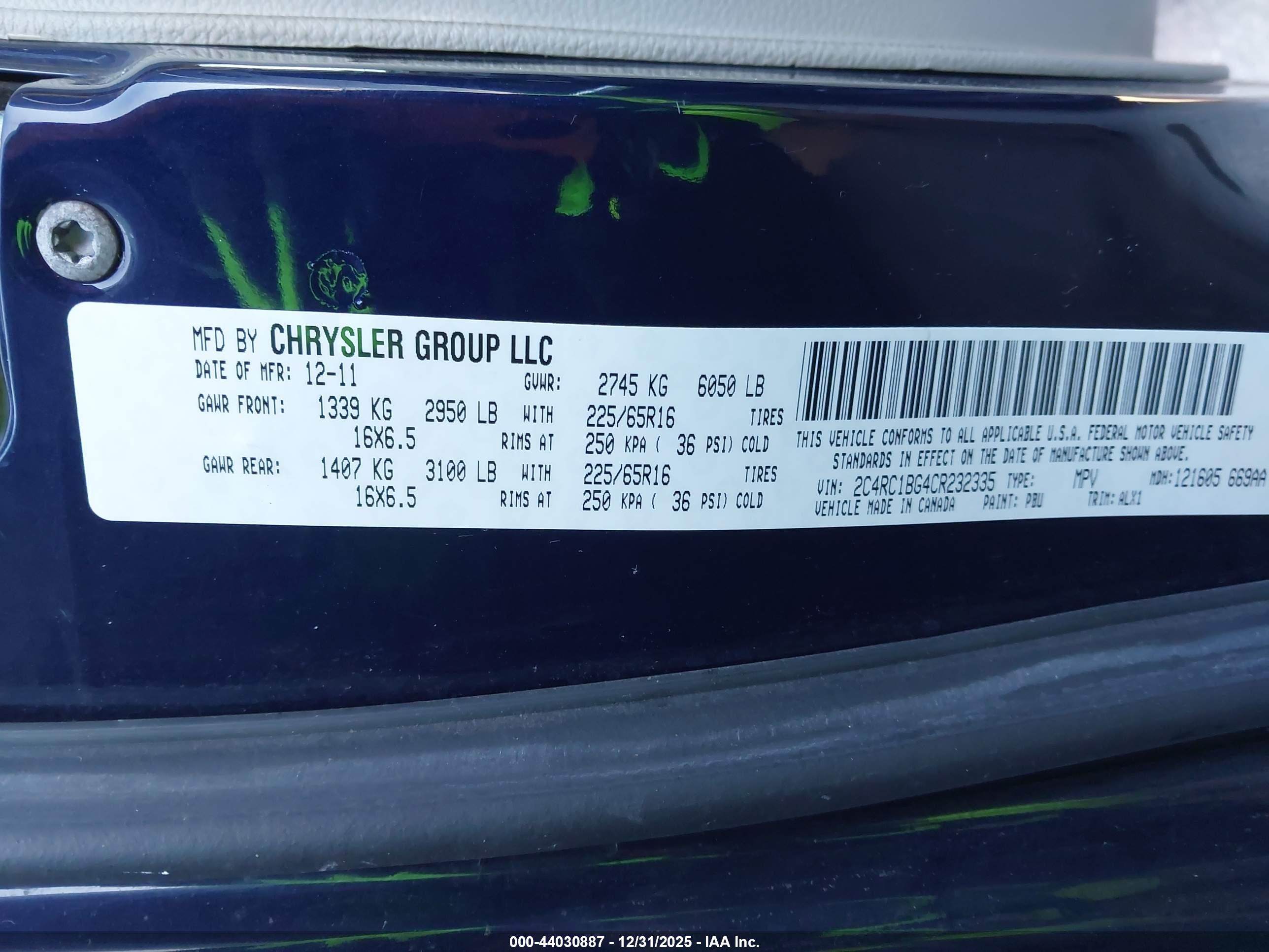 CHRYSLER TOWN image 9