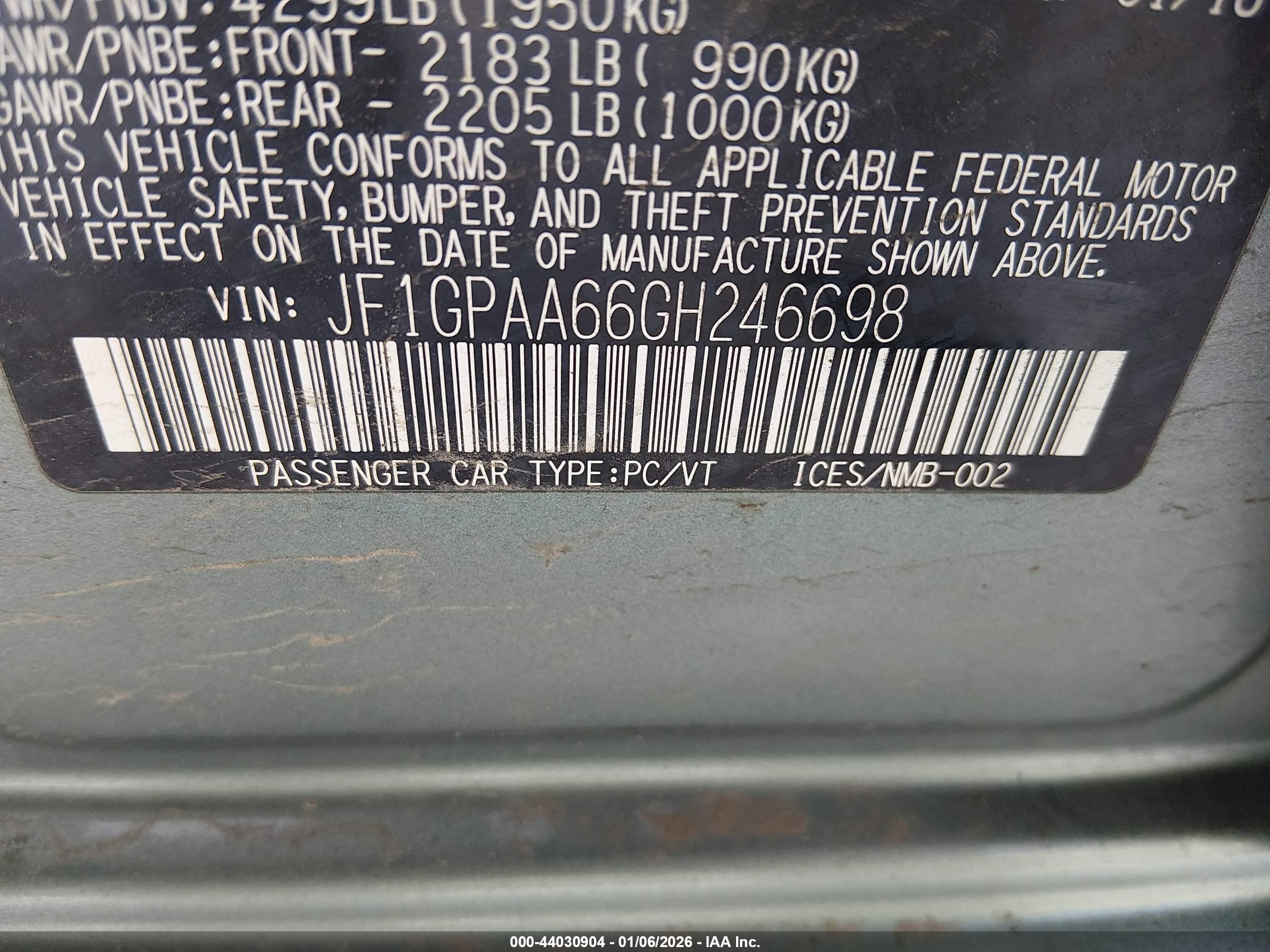 SUBARU IMPREZA image 9