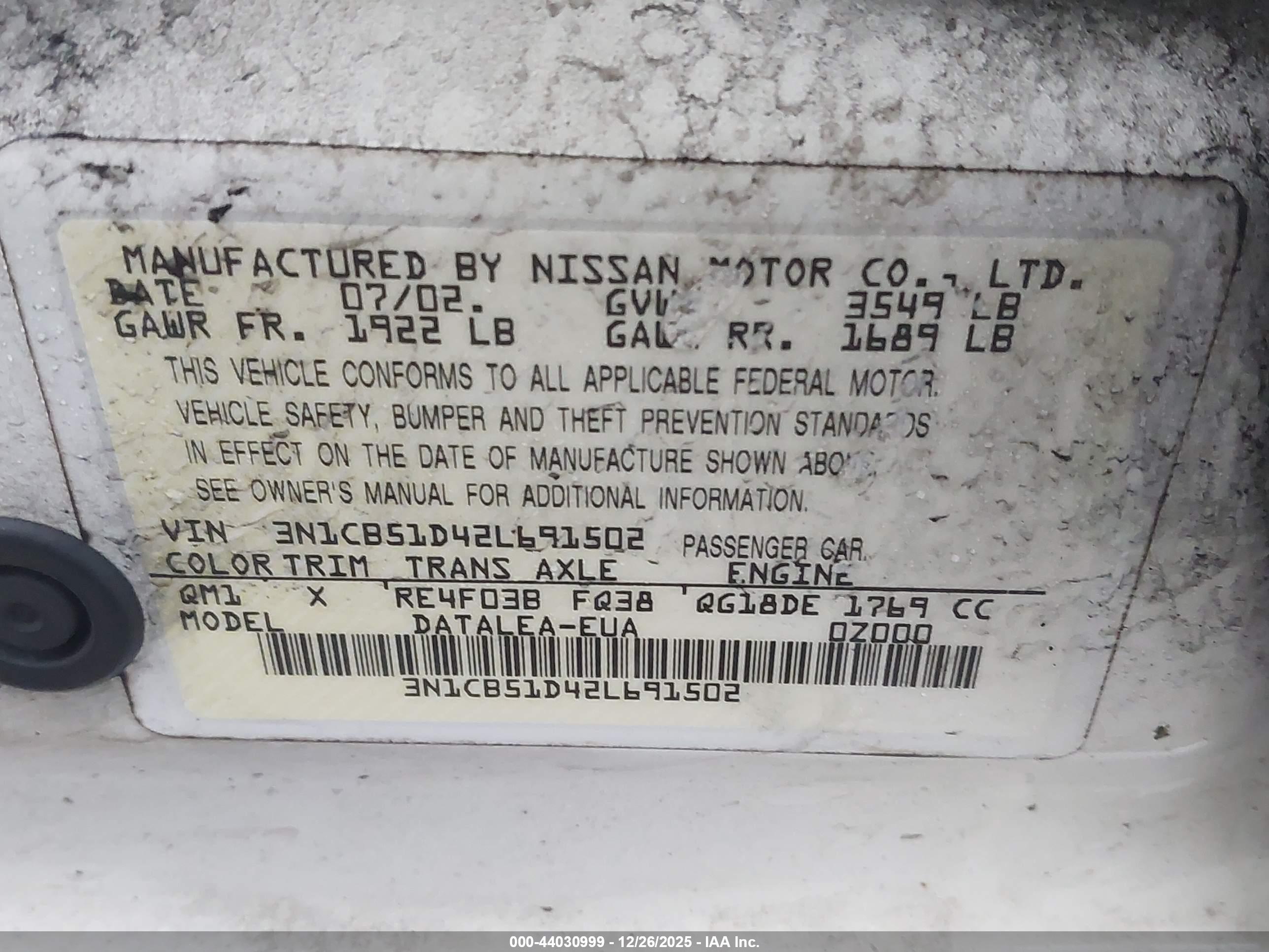 NISSAN SENTRA image 9