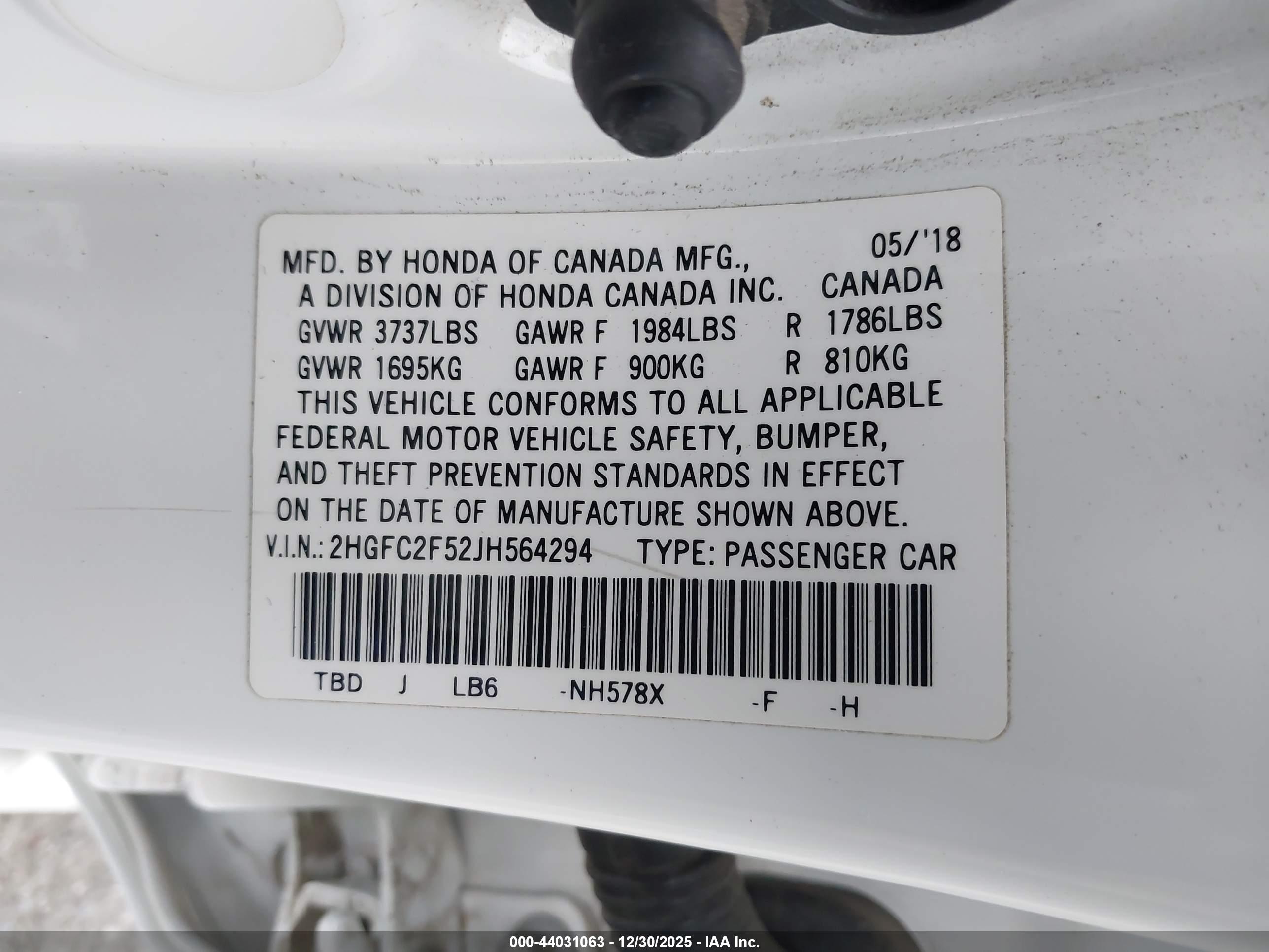 HONDA CIVIC image 9