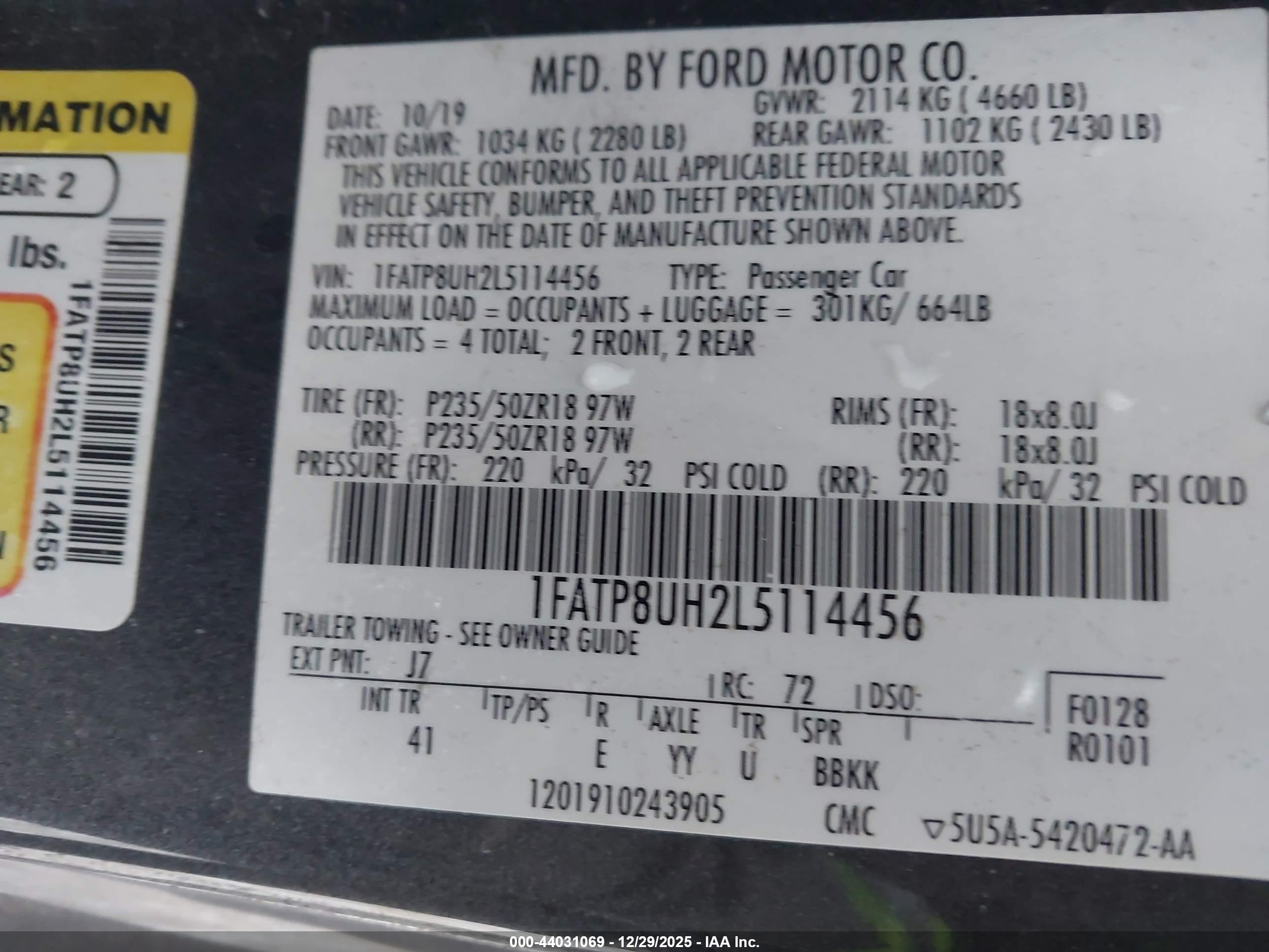 FORD MUSTANG image 9
