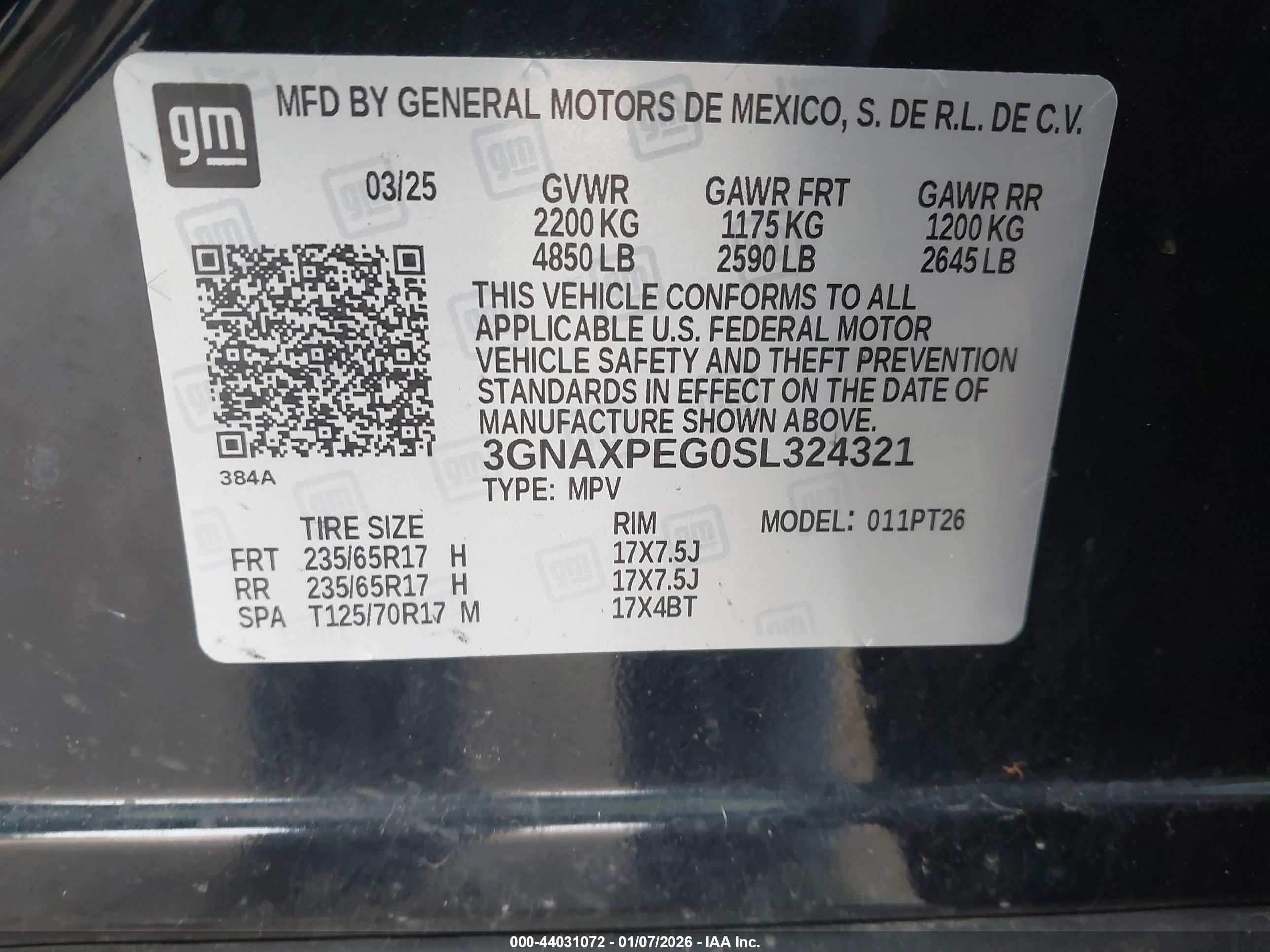 CHEVROLET EQUINOX image 9
