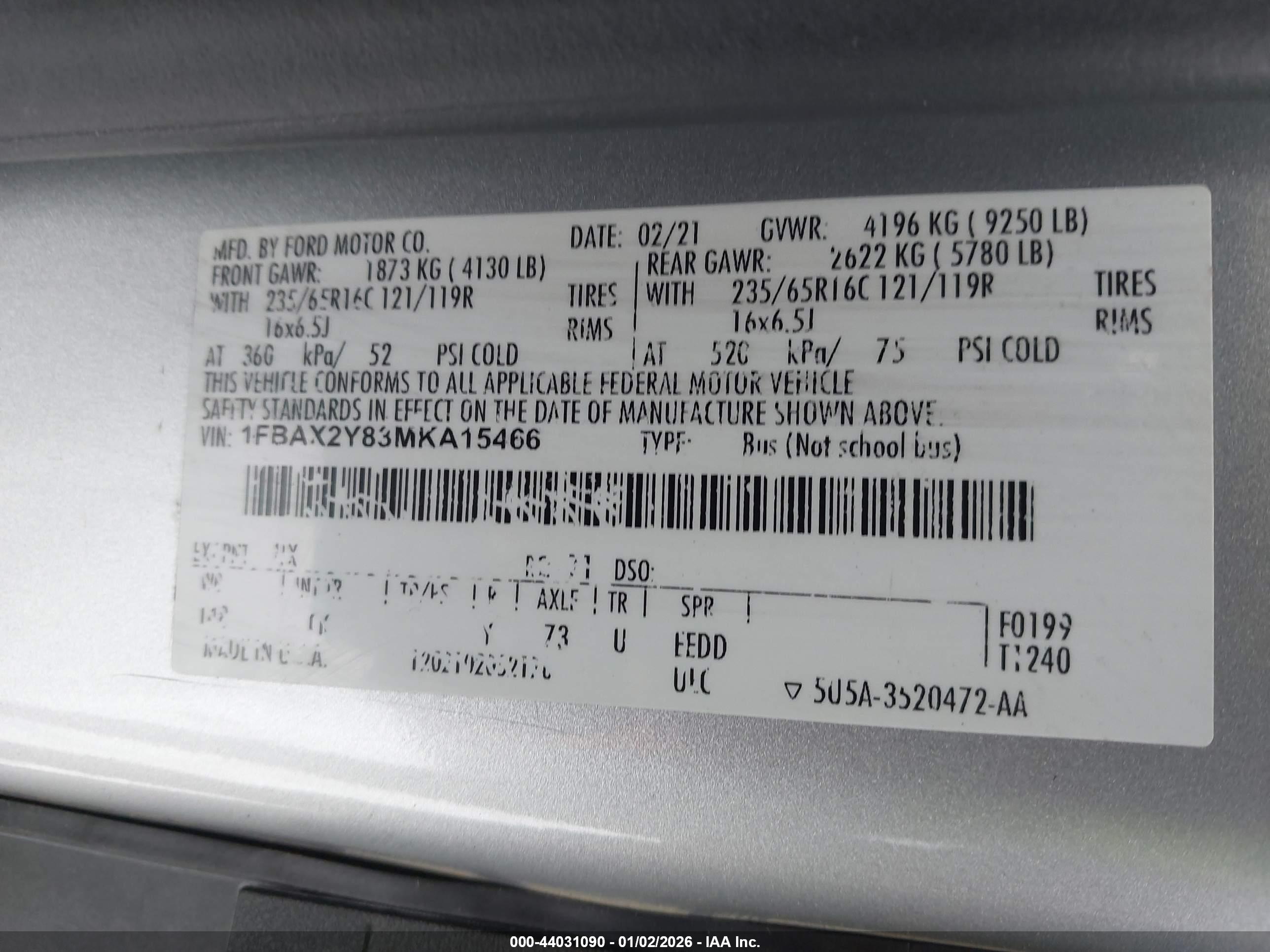 FORD TRANSIT-350 image 9