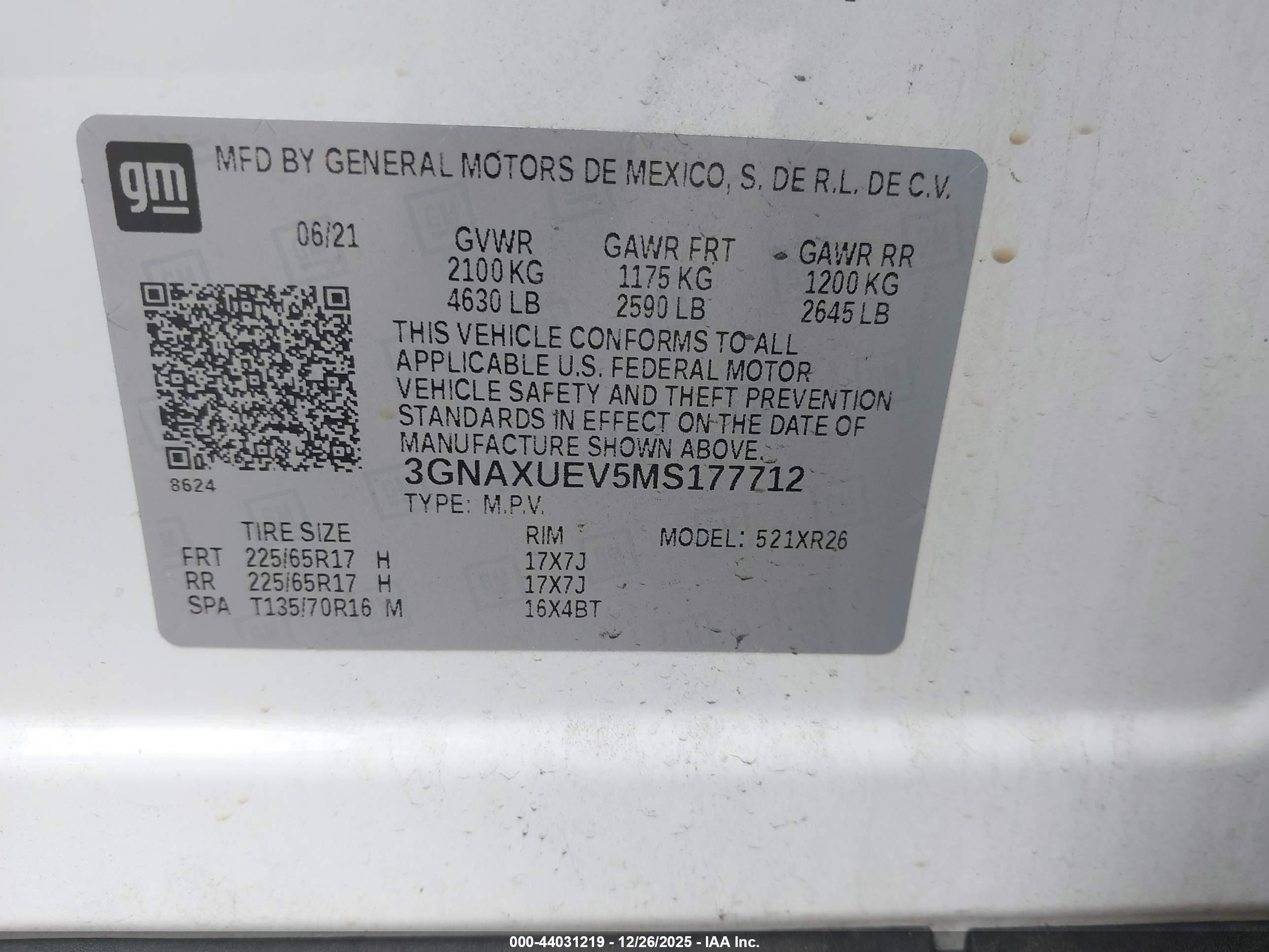 CHEVROLET EQUINOX image 9