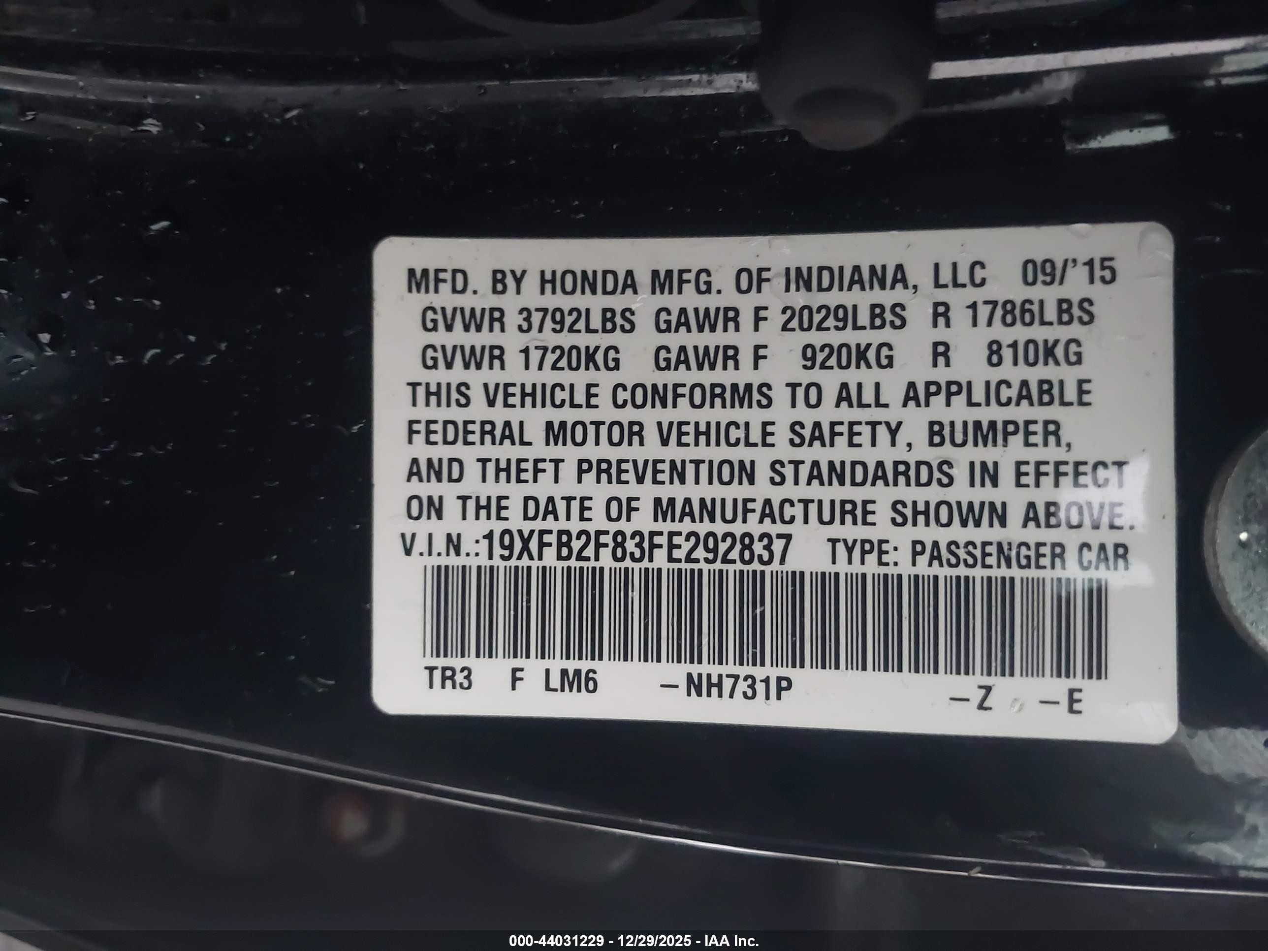 HONDA CIVIC image 9
