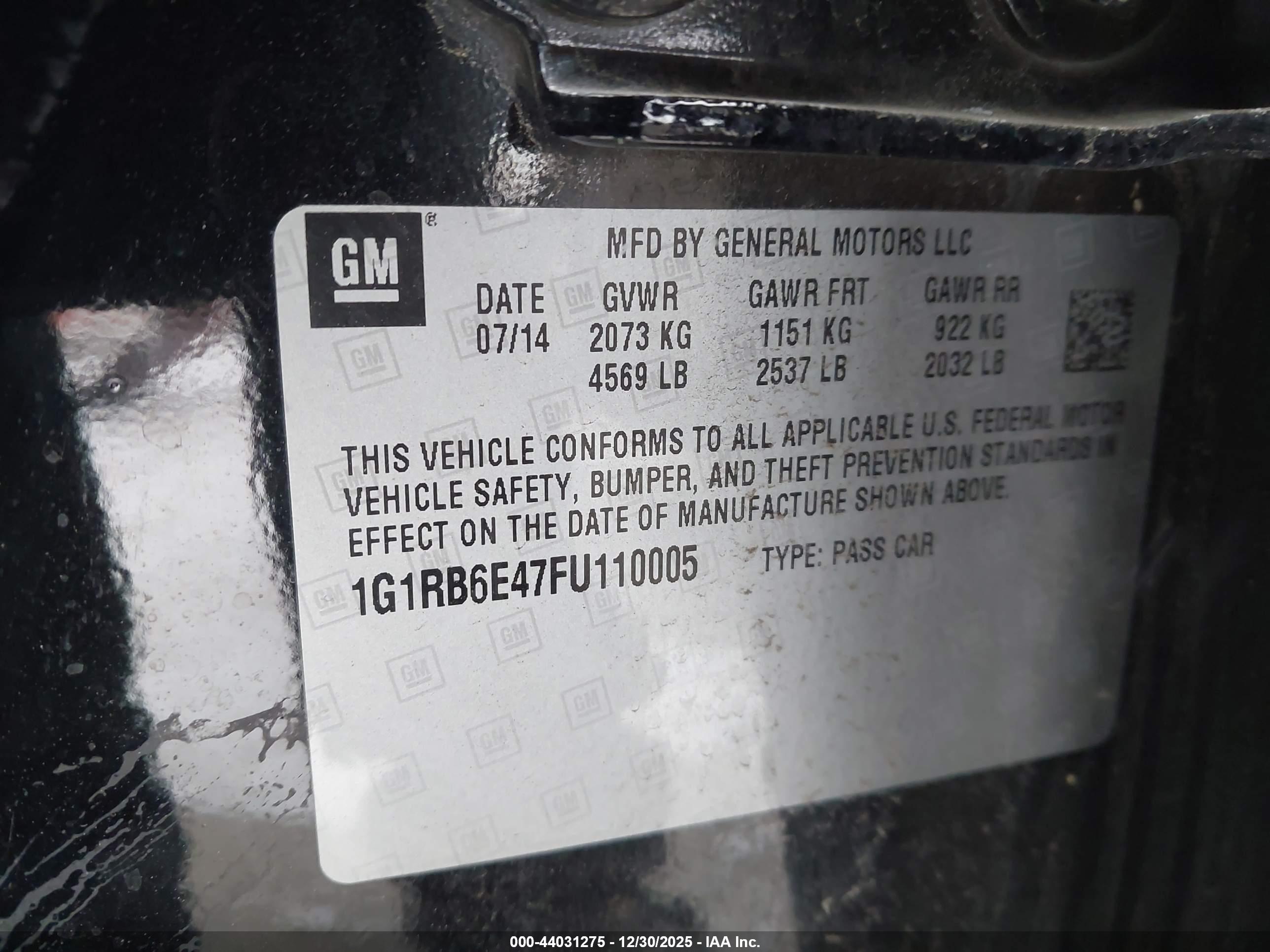 CHEVROLET VOLT image 9