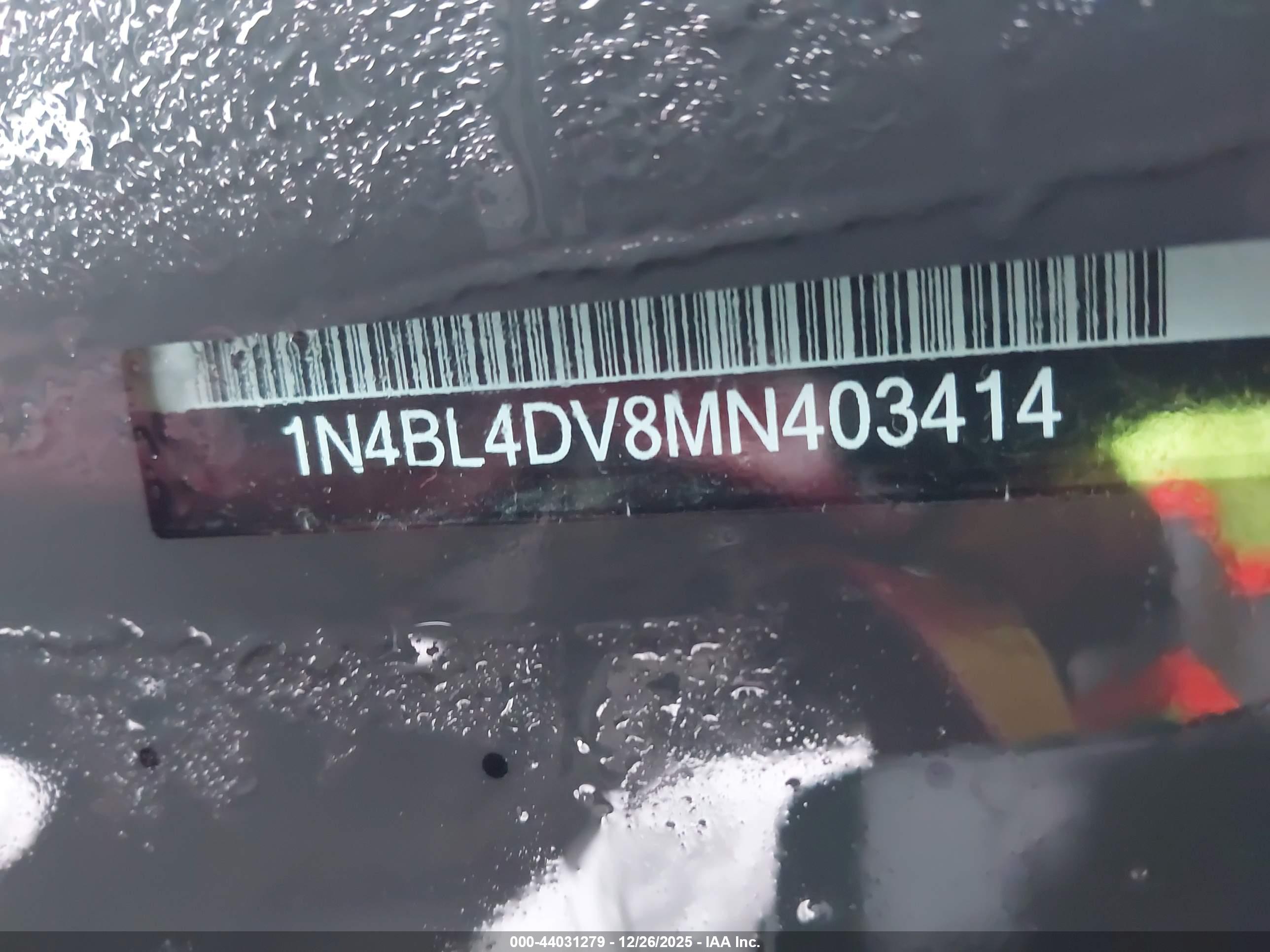 NISSAN ALTIMA image 9