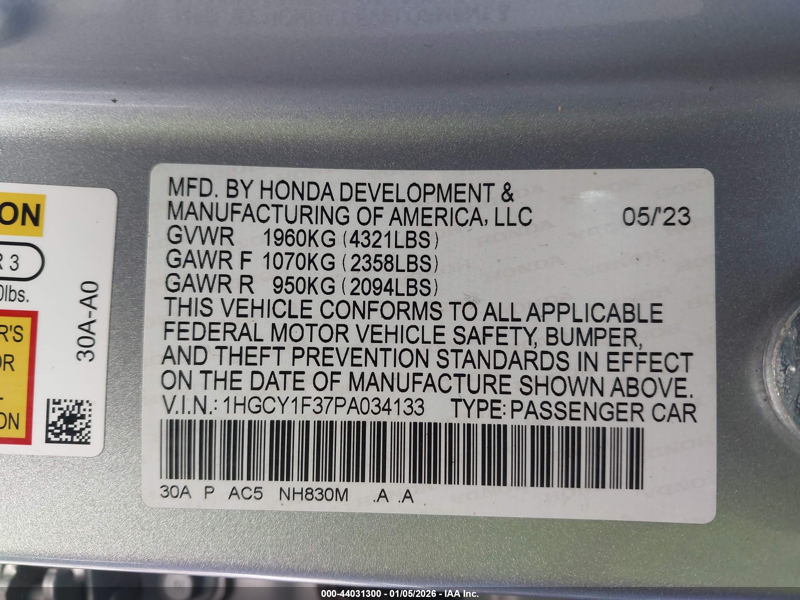 HONDA ACCORD image 9