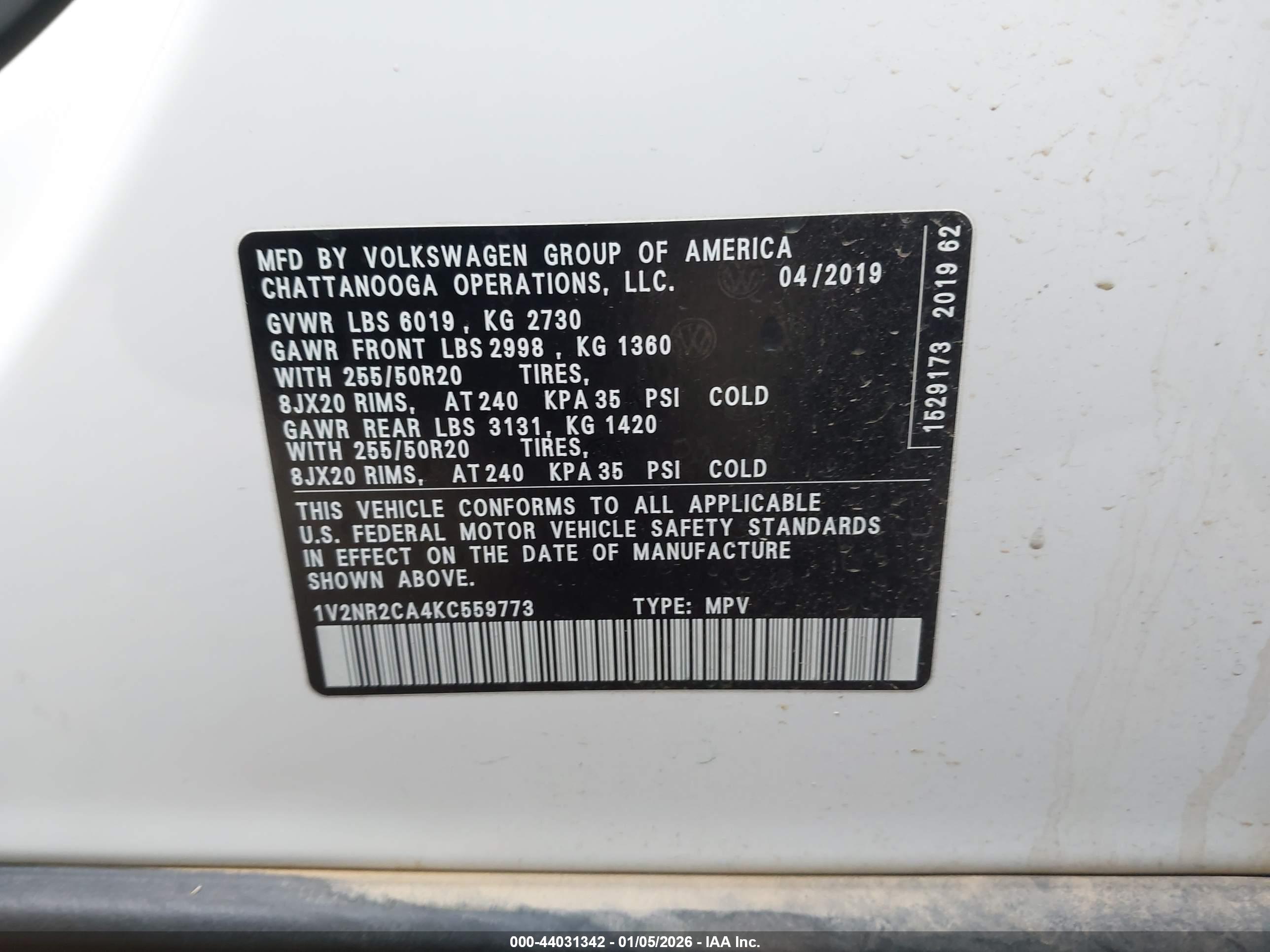 VOLKSWAGEN ATLAS image 9