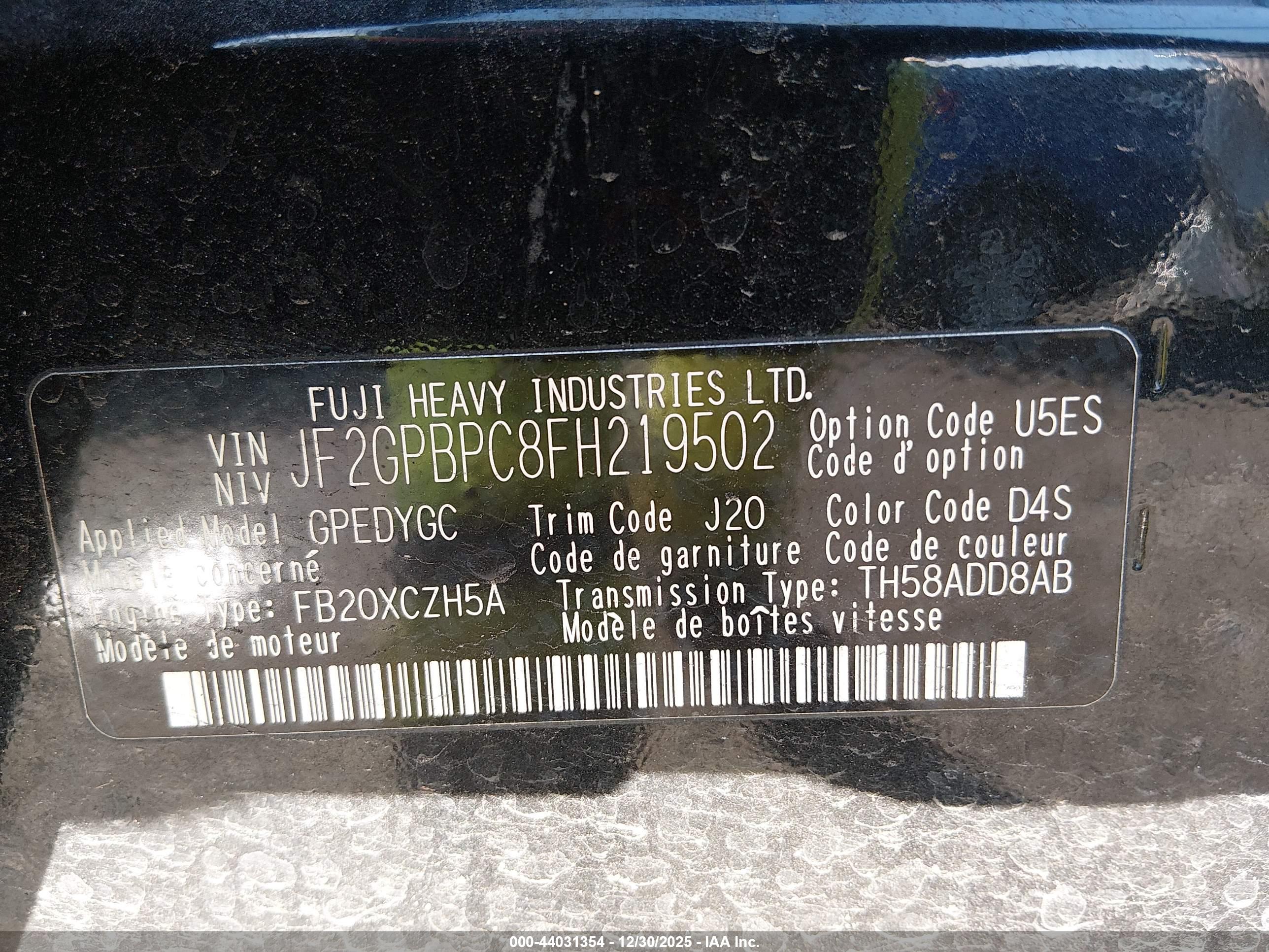 SUBARU XV image 9
