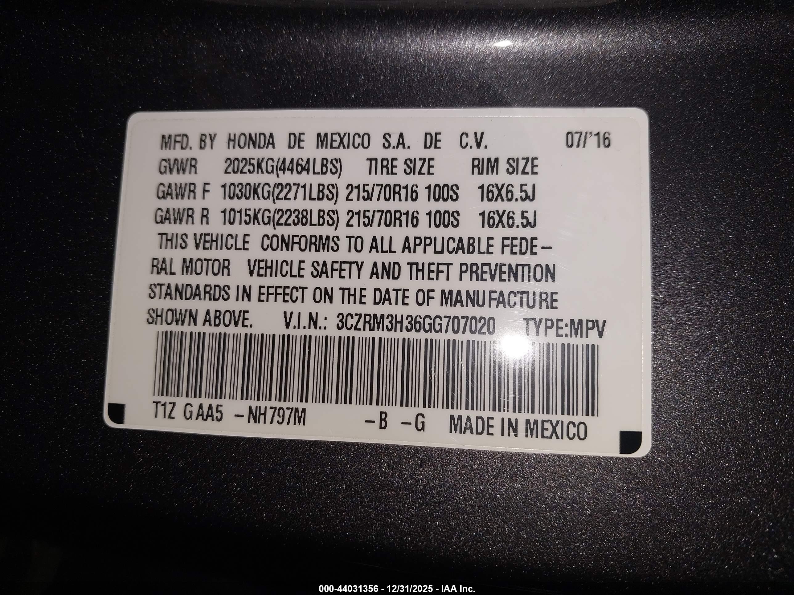 HONDA CR-V image 9