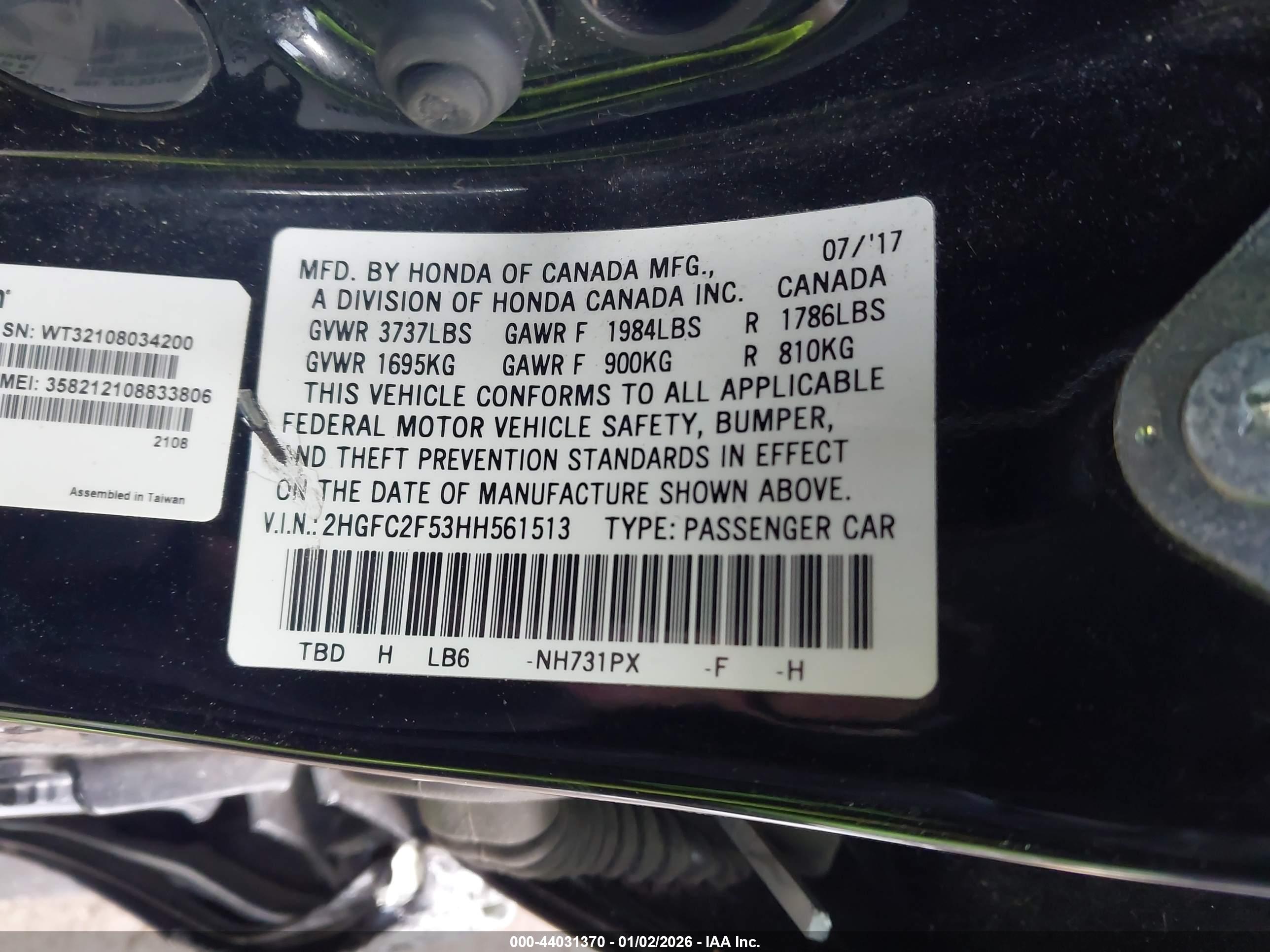 HONDA CIVIC image 9