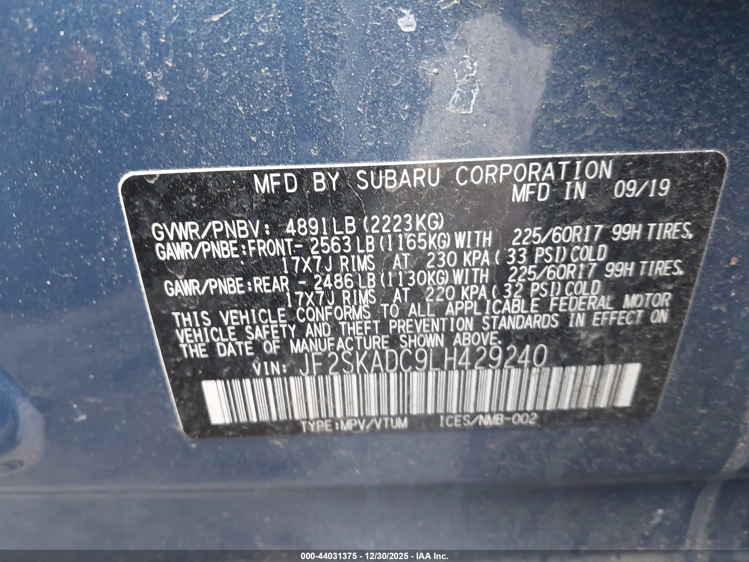 SUBARU FORESTER image 9
