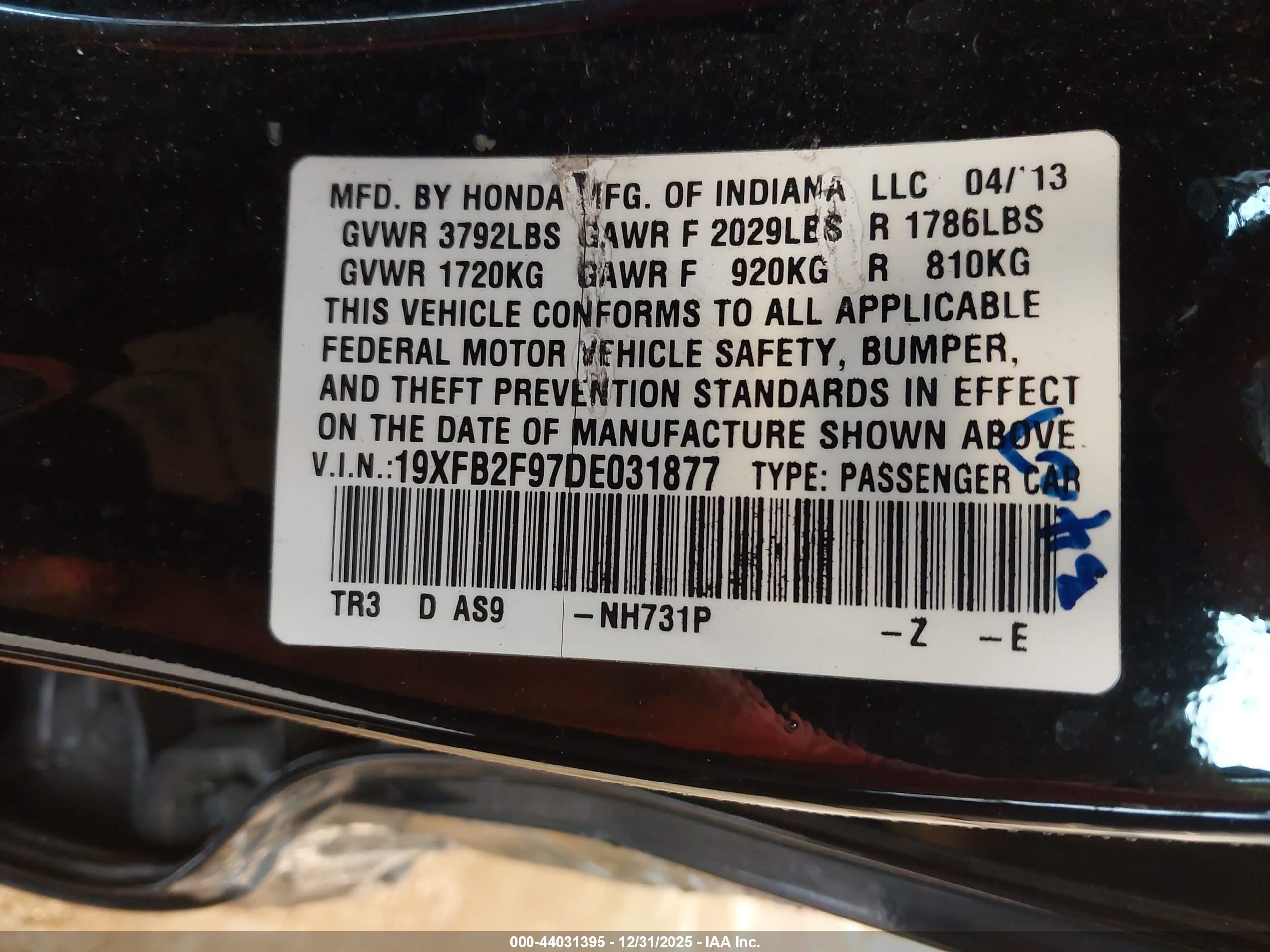 HONDA CIVIC image 9