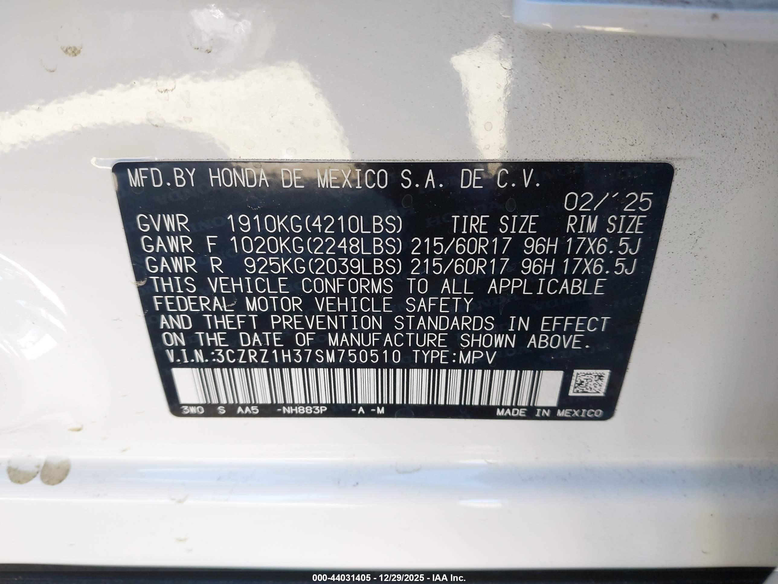 HONDA HR-V image 9