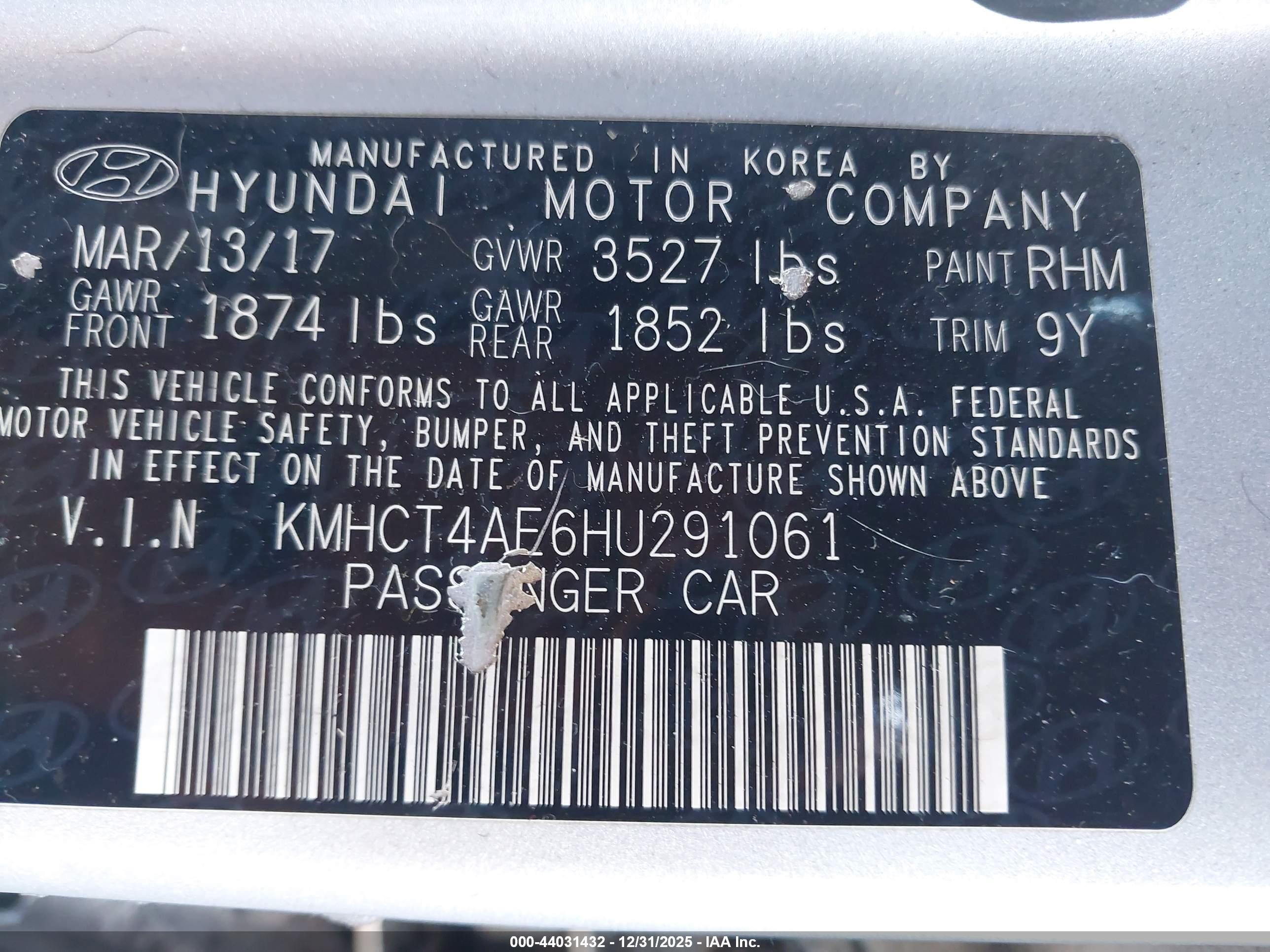 HYUNDAI ACCENT image 9