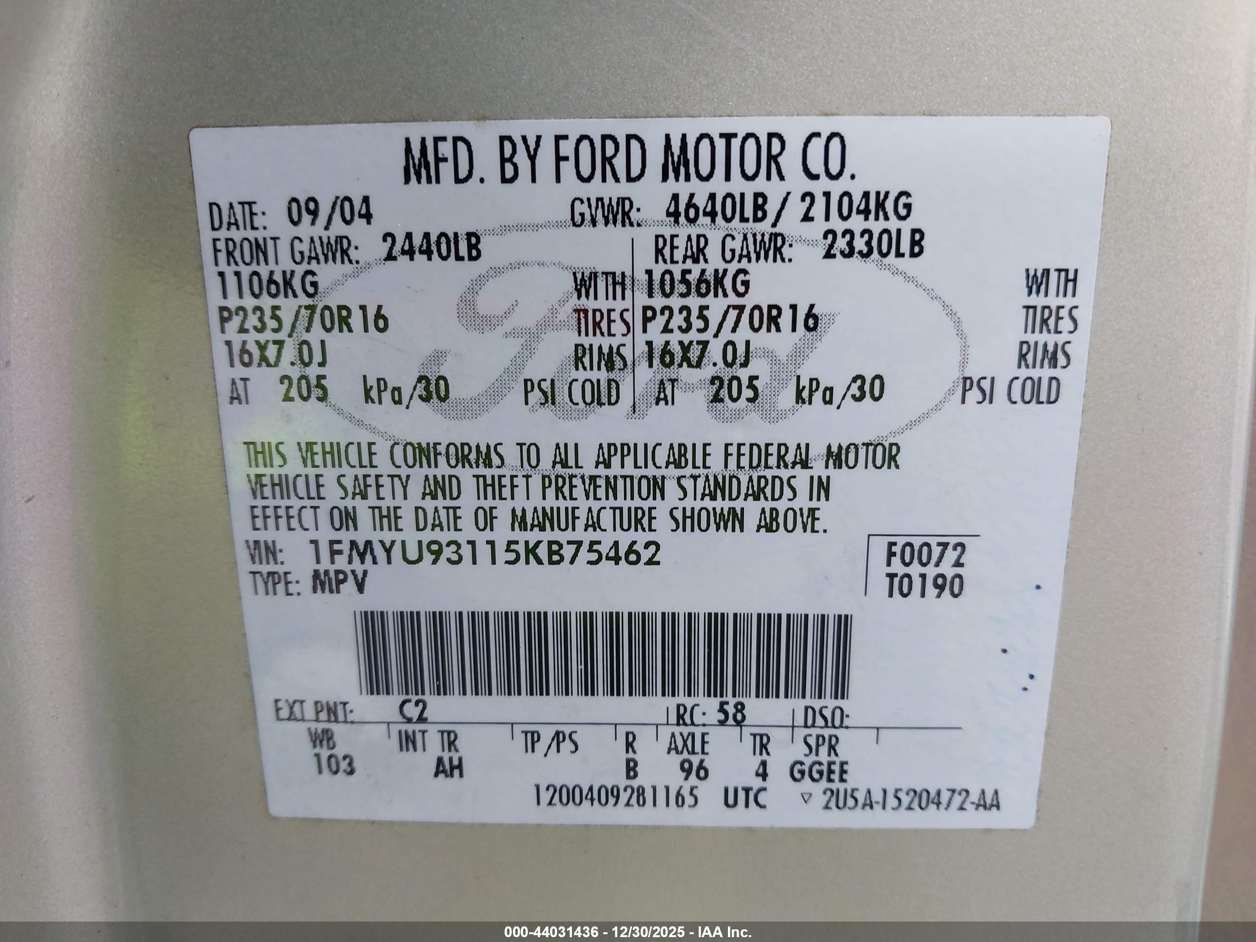 FORD ESCAPE image 9