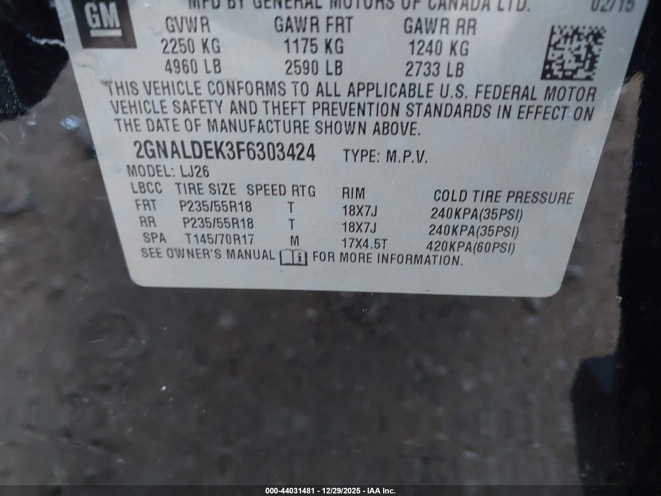 CHEVROLET EQUINOX image 9