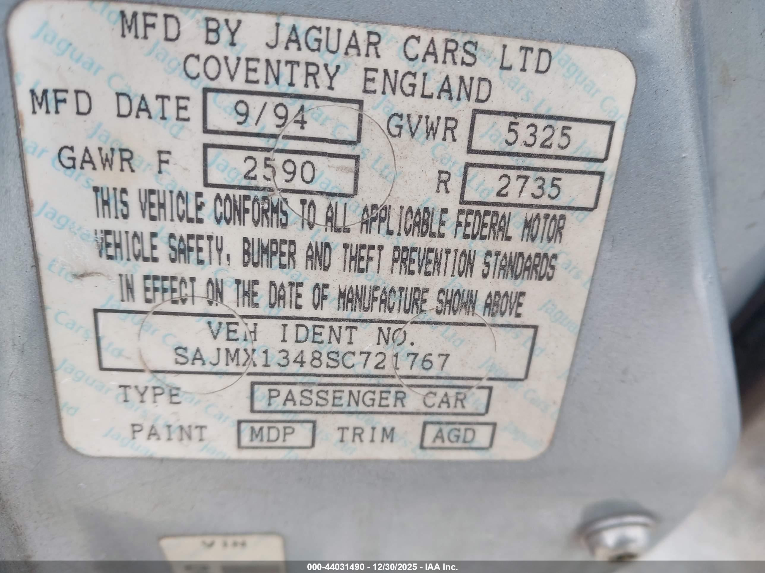 JAGUAR XJ12 image 9