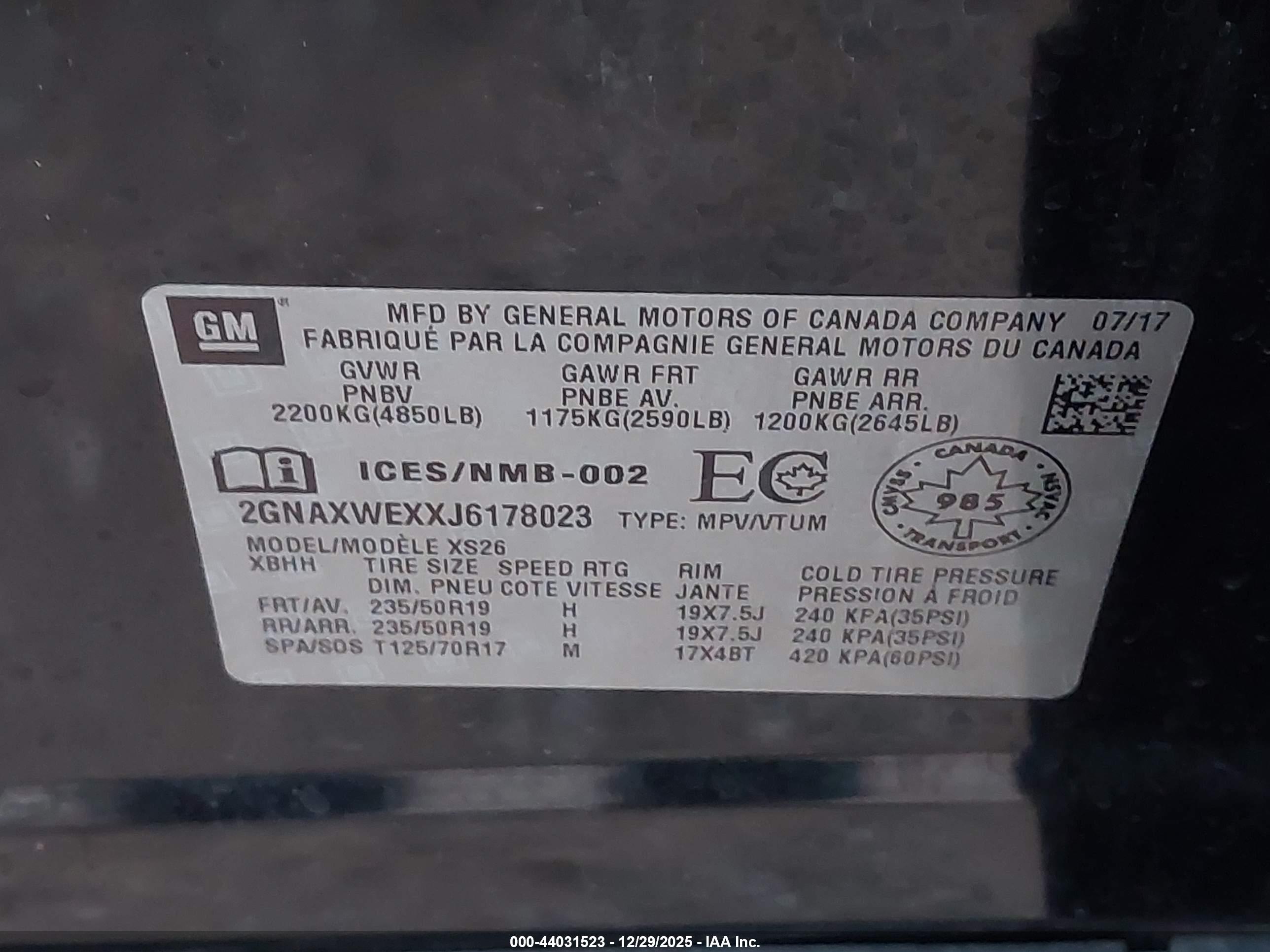 CHEVROLET EQUINOX image 9