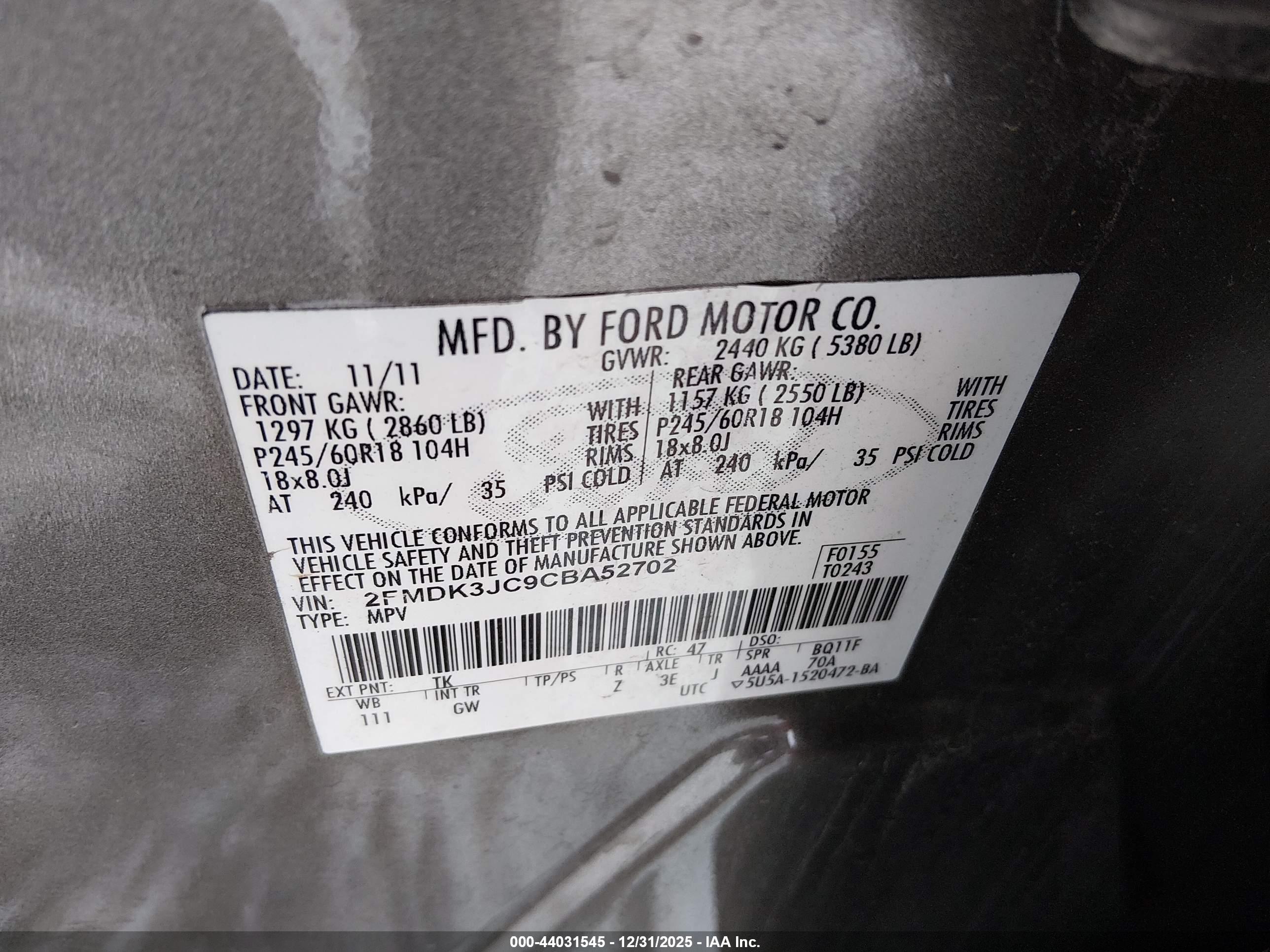 FORD EDGE image 9