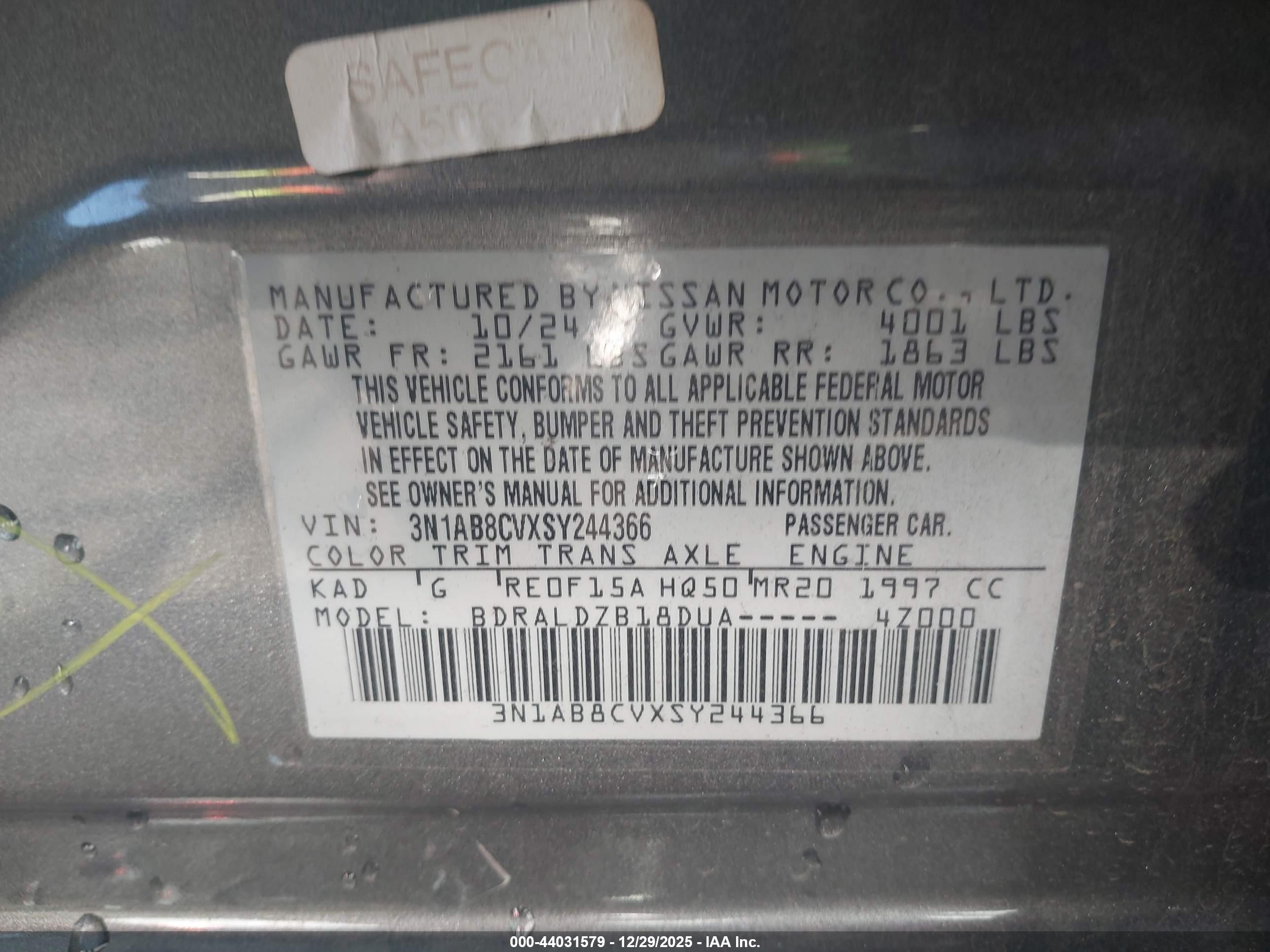 NISSAN SENTRA image 9