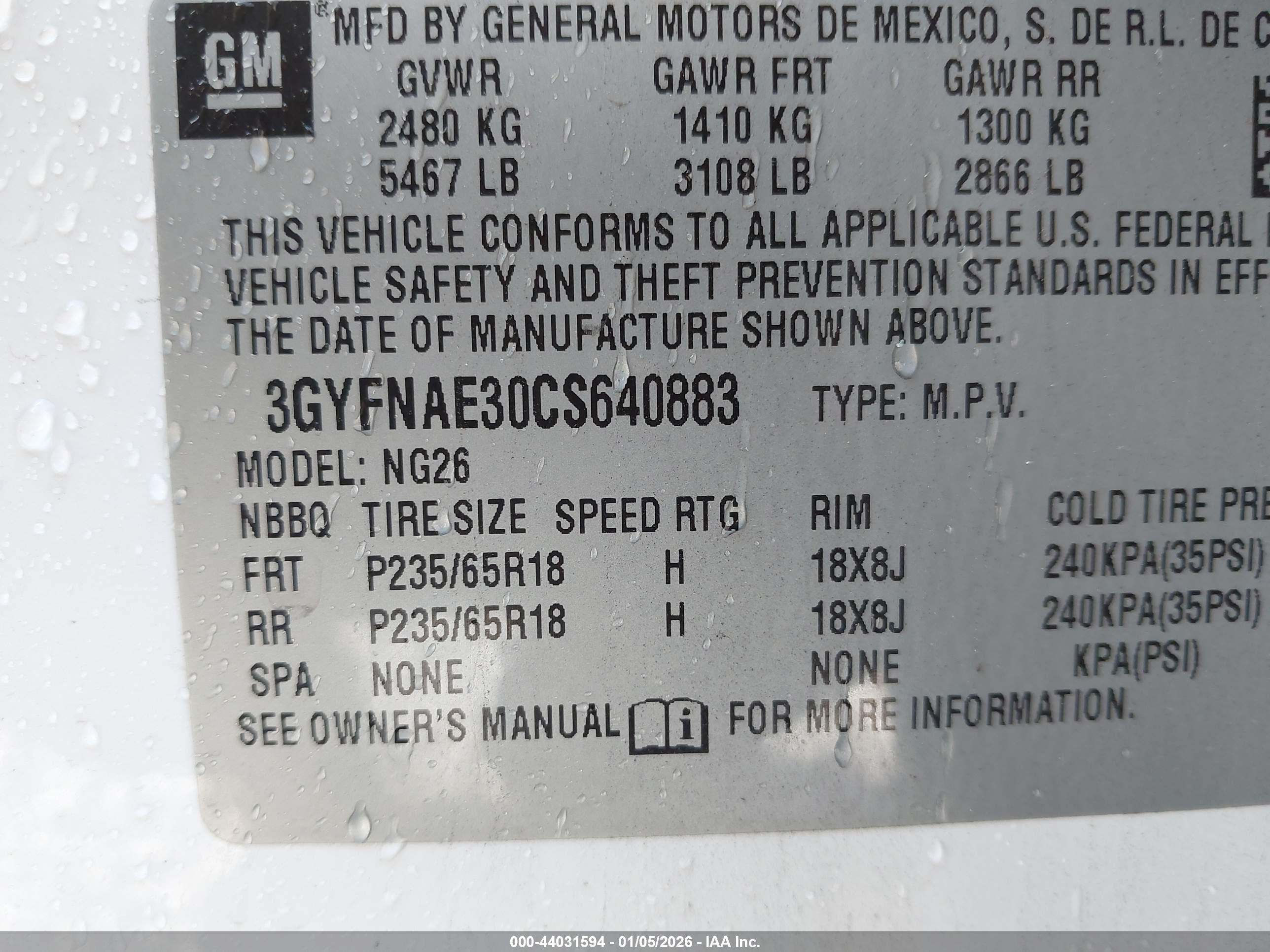 CADILLAC SRX image 9