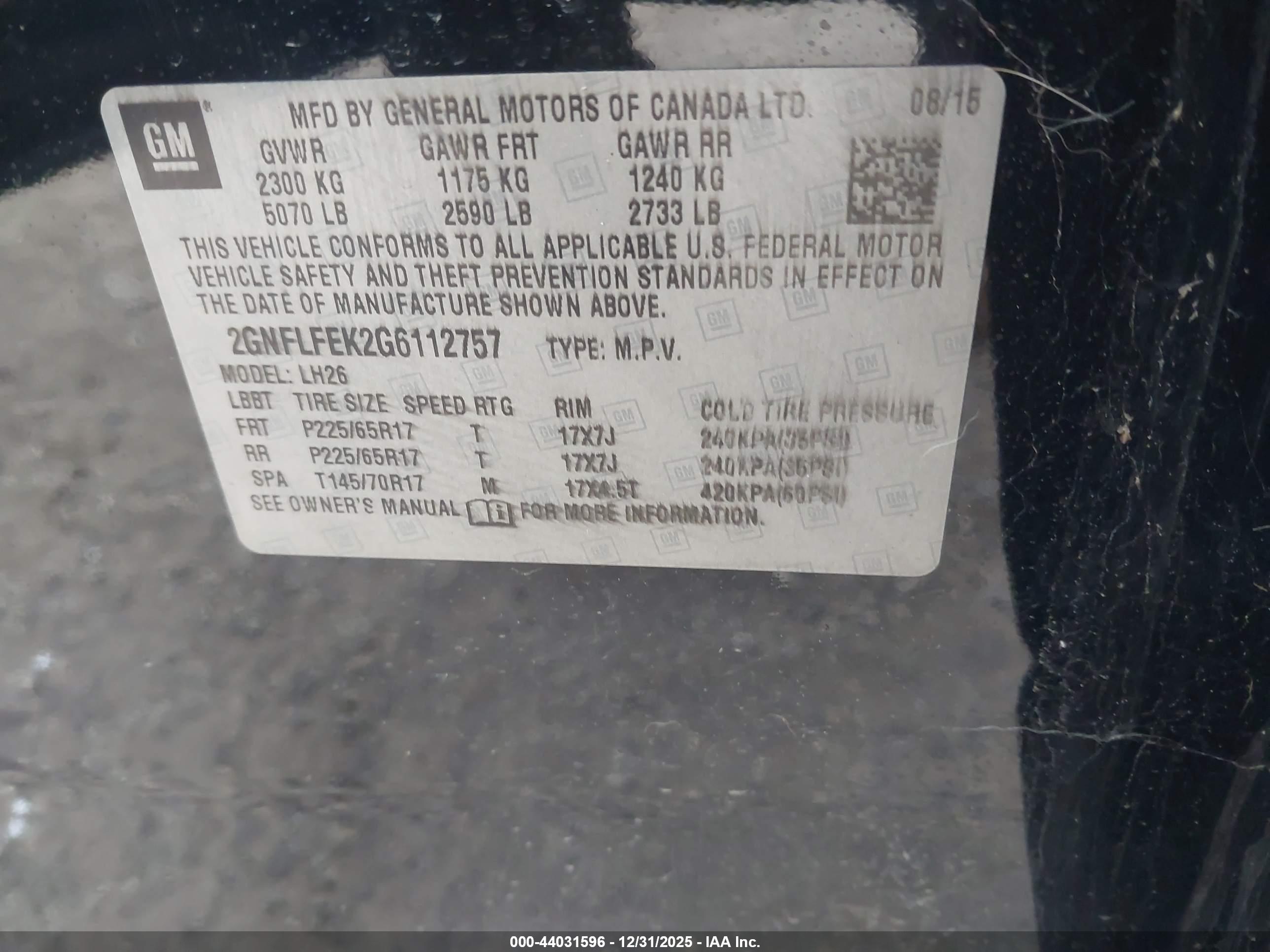 CHEVROLET EQUINOX image 9