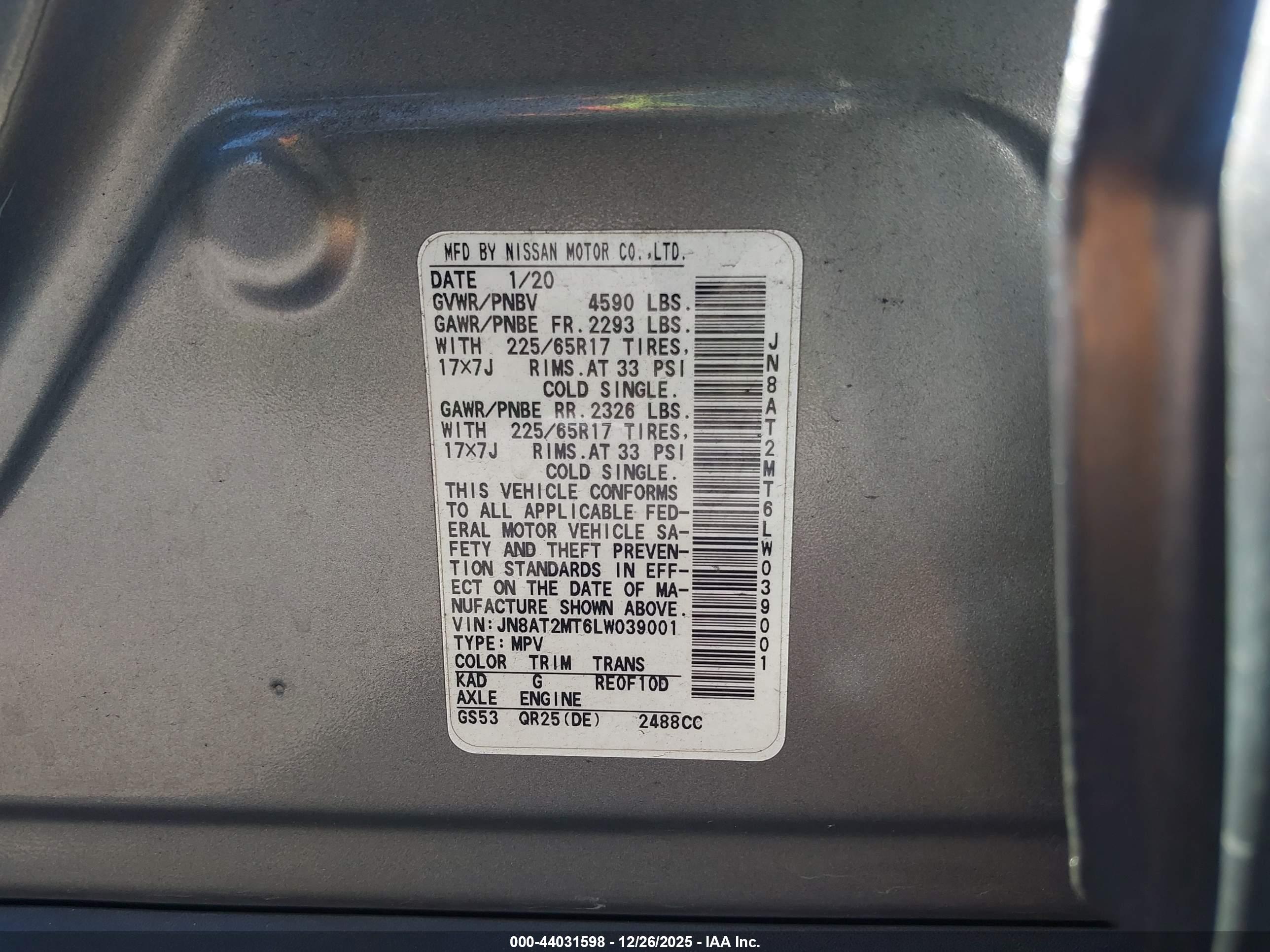NISSAN ROGUE image 9