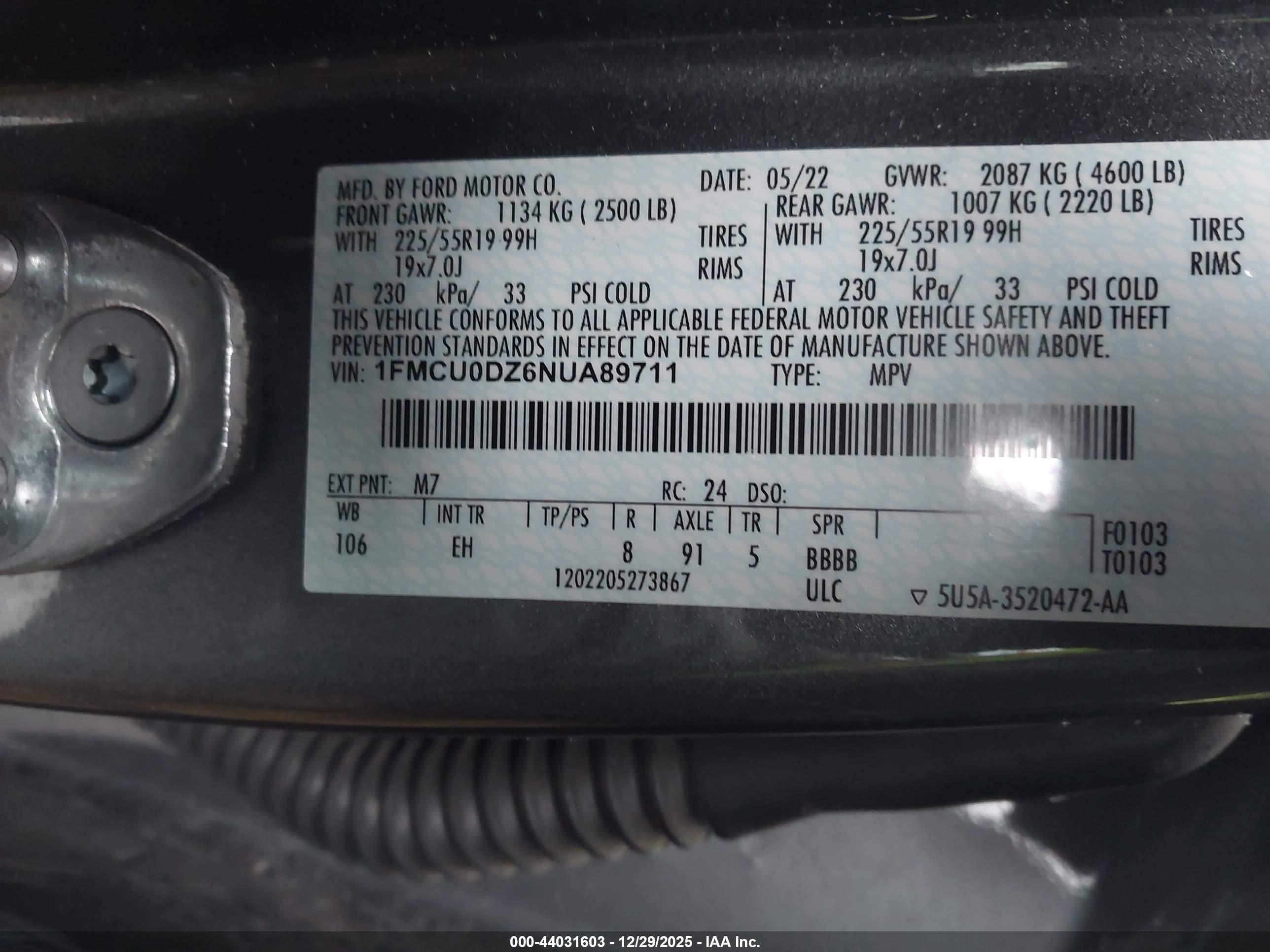 FORD ESCAPE image 9