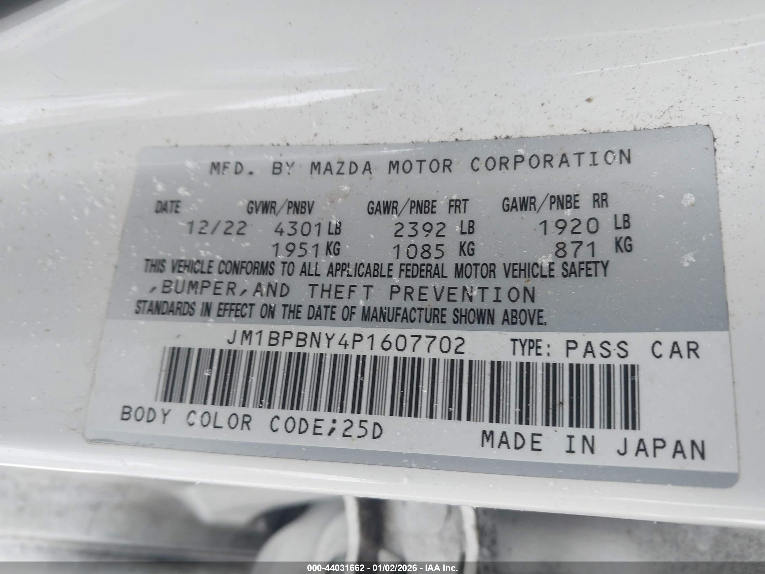 MAZDA MAZDA3 image 9