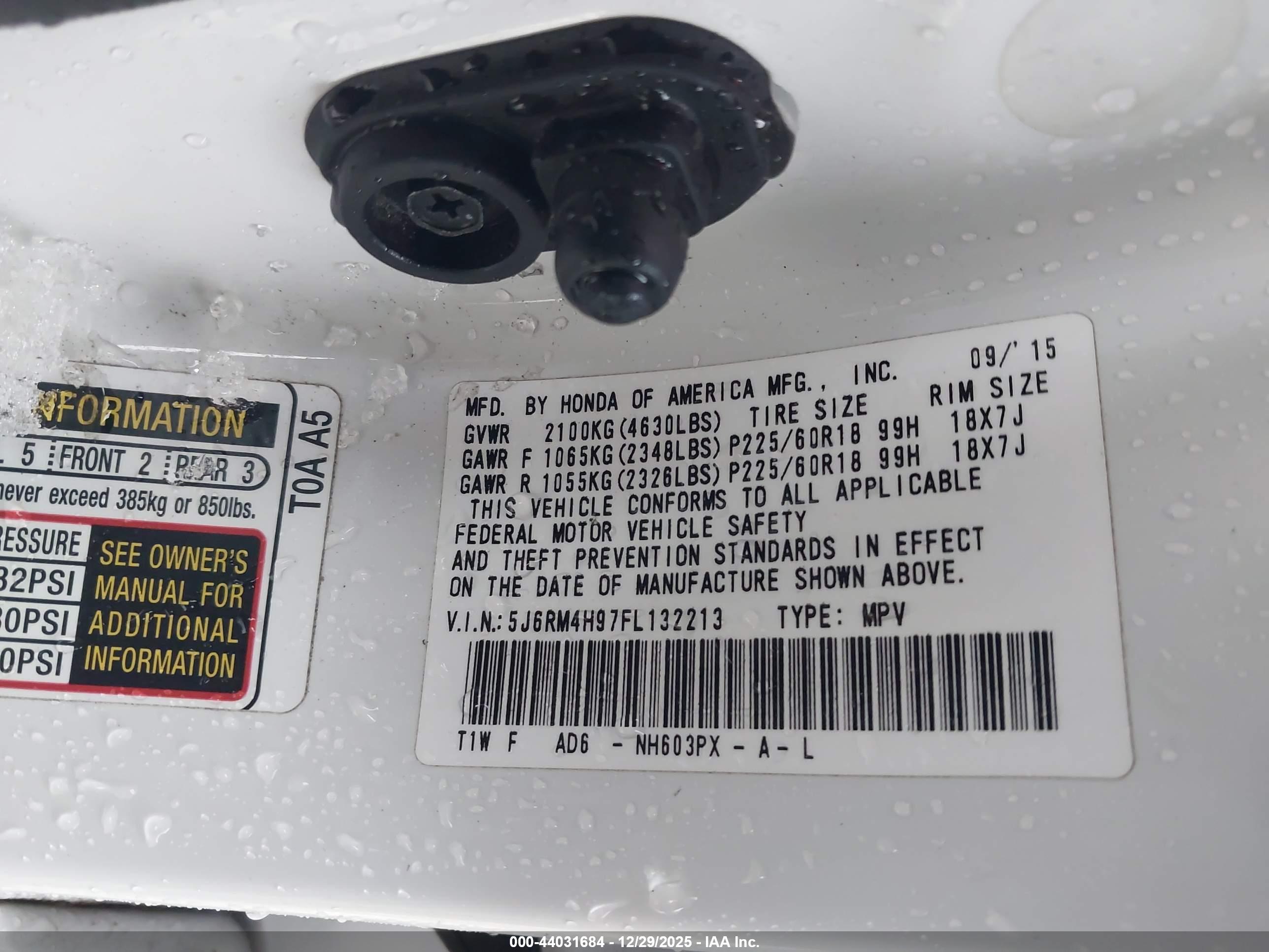 HONDA CR-V image 9