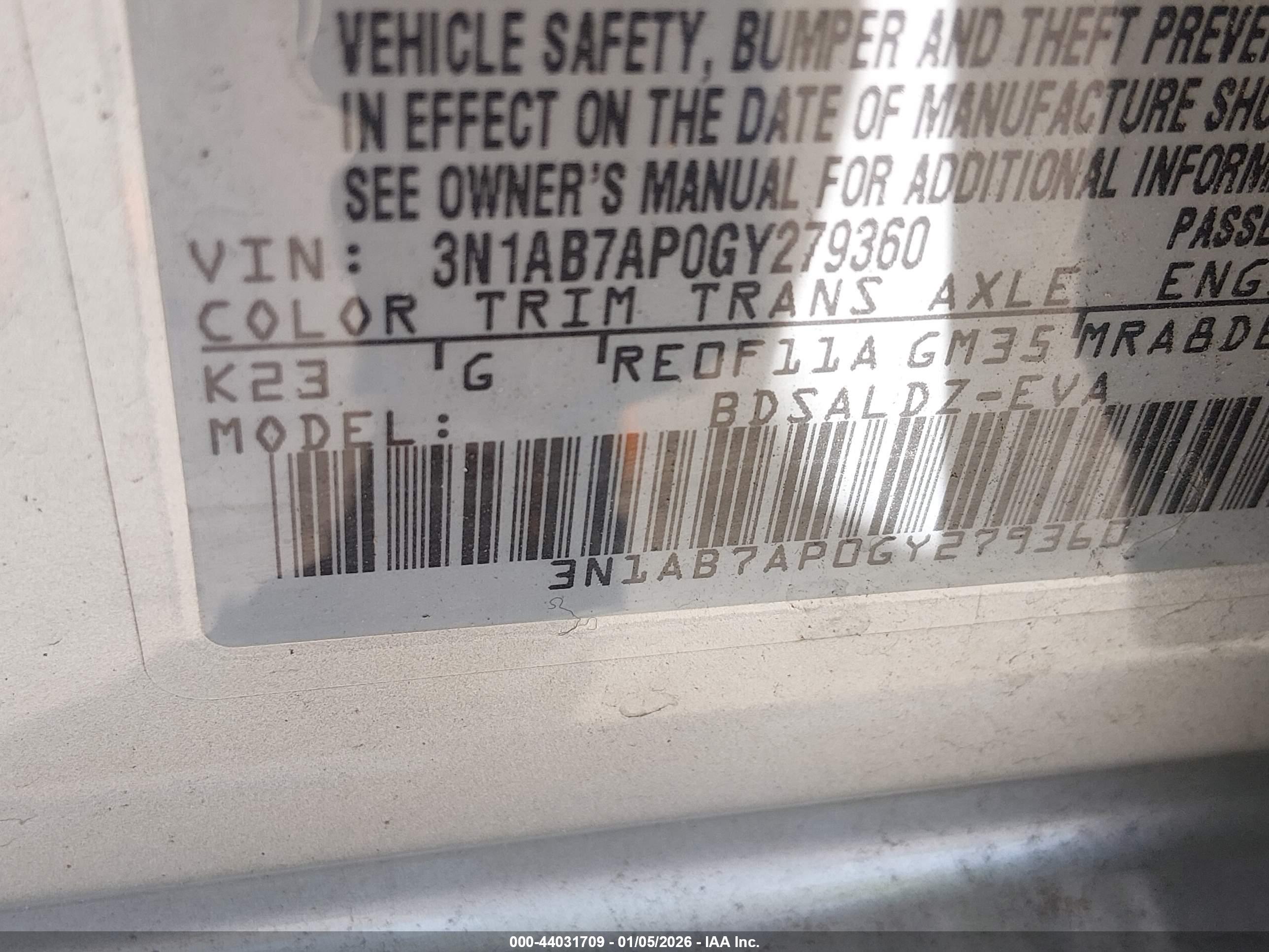 NISSAN SENTRA image 9