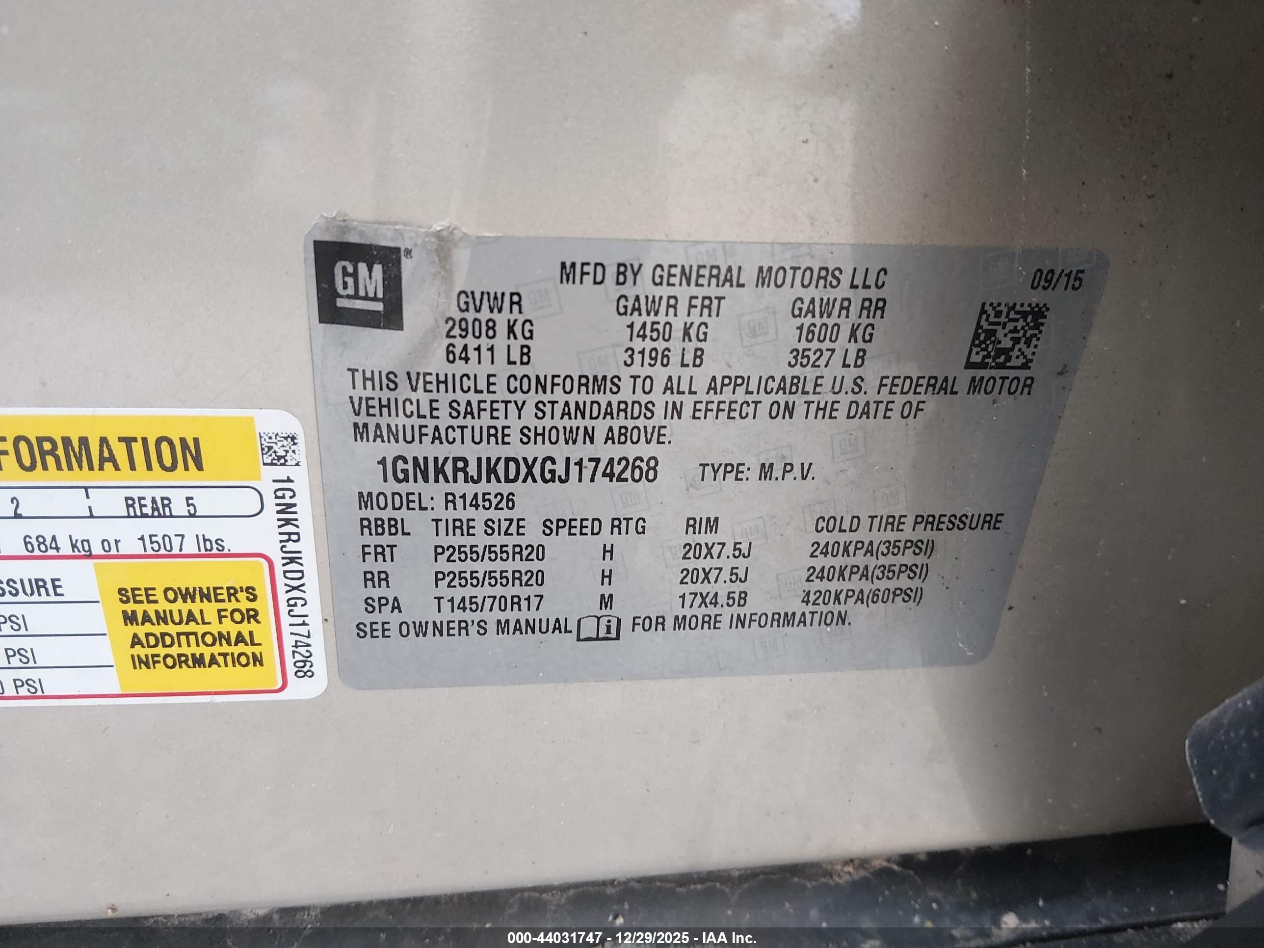 CHEVROLET TRAVERSE image 9