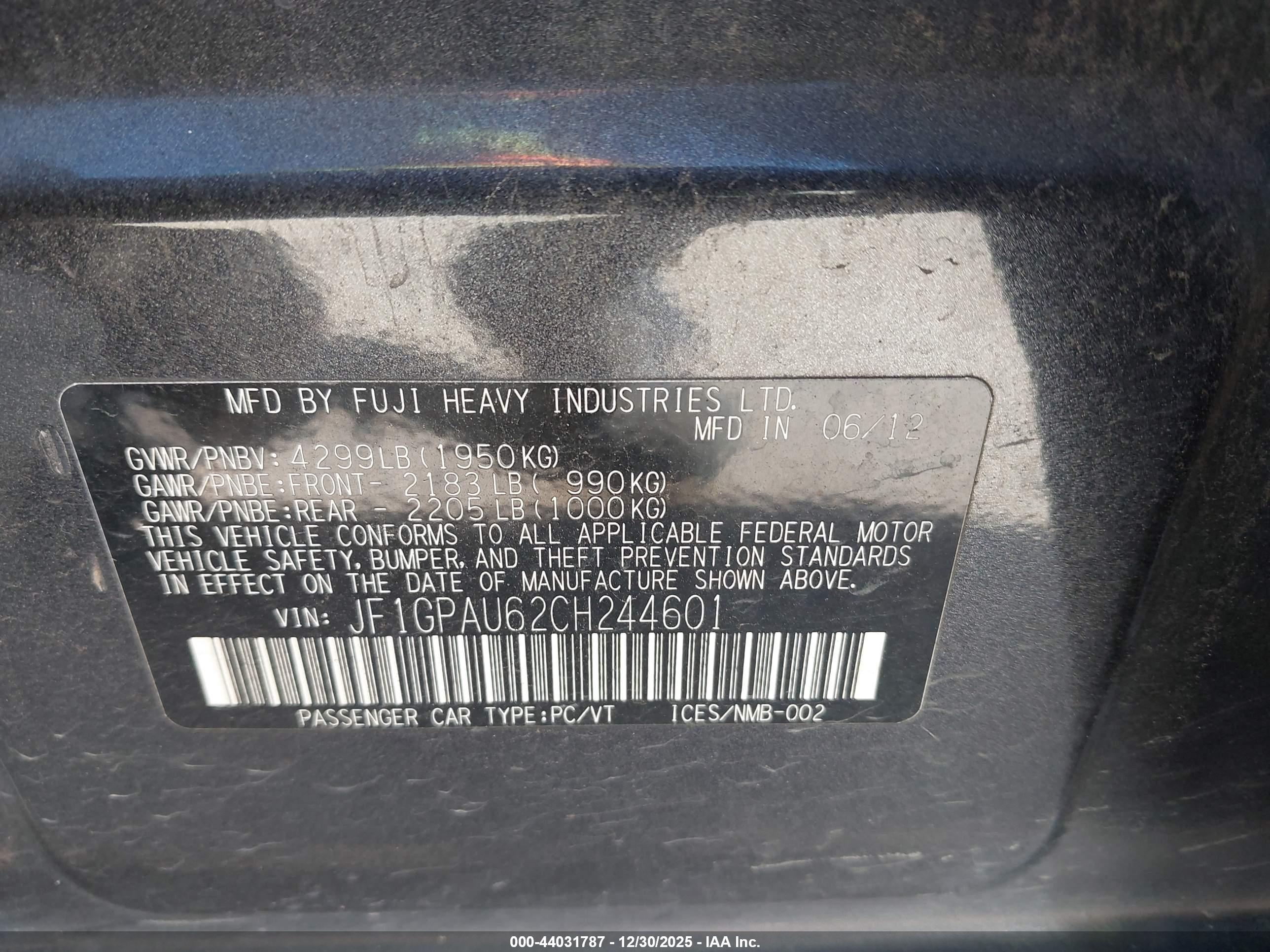 SUBARU IMPREZA image 9