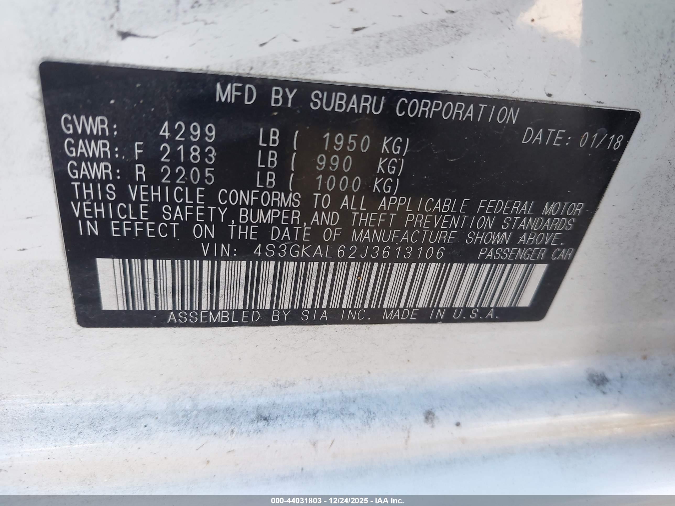 SUBARU IMPREZA image 9