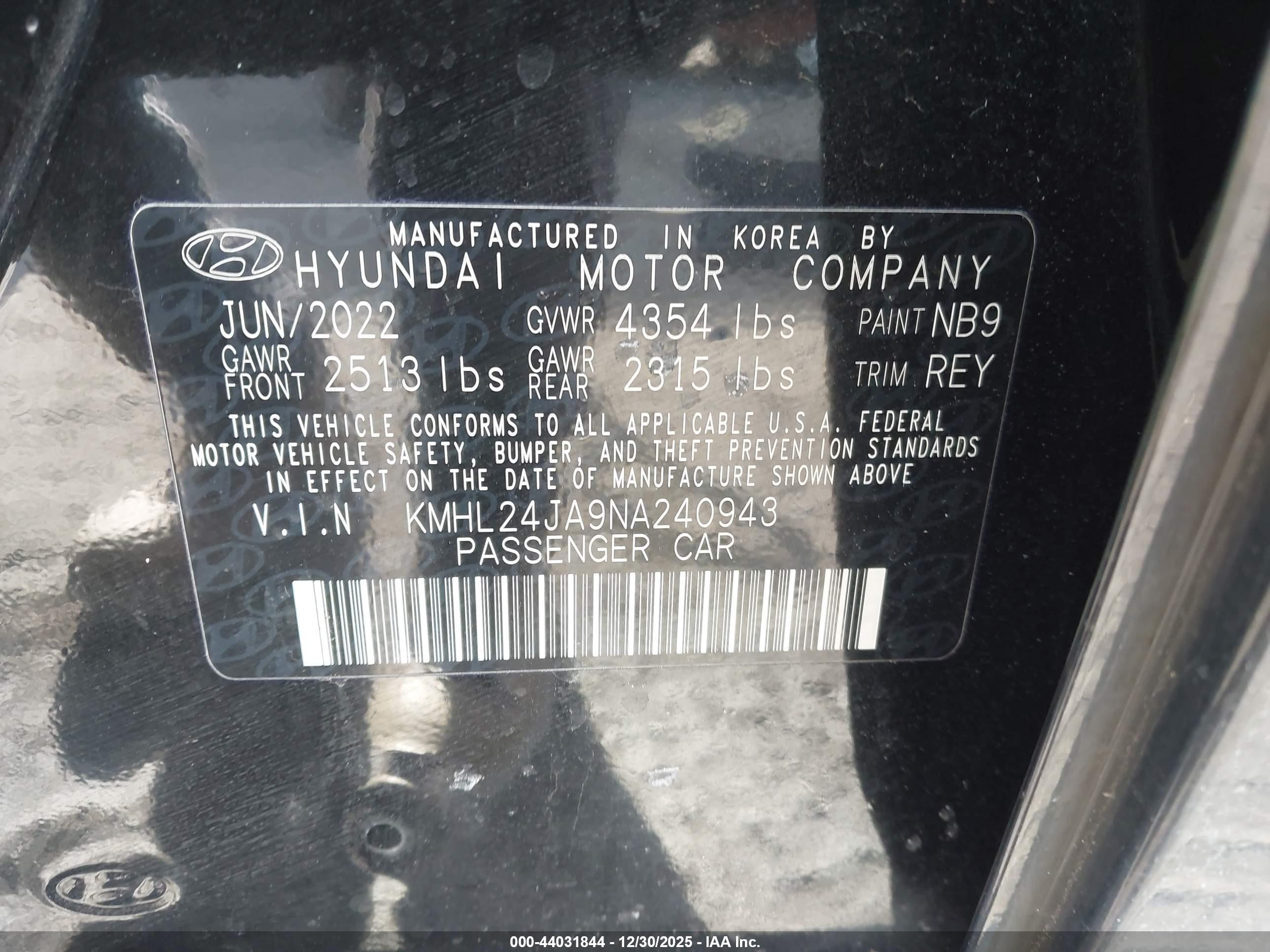 HYUNDAI SONATA image 9